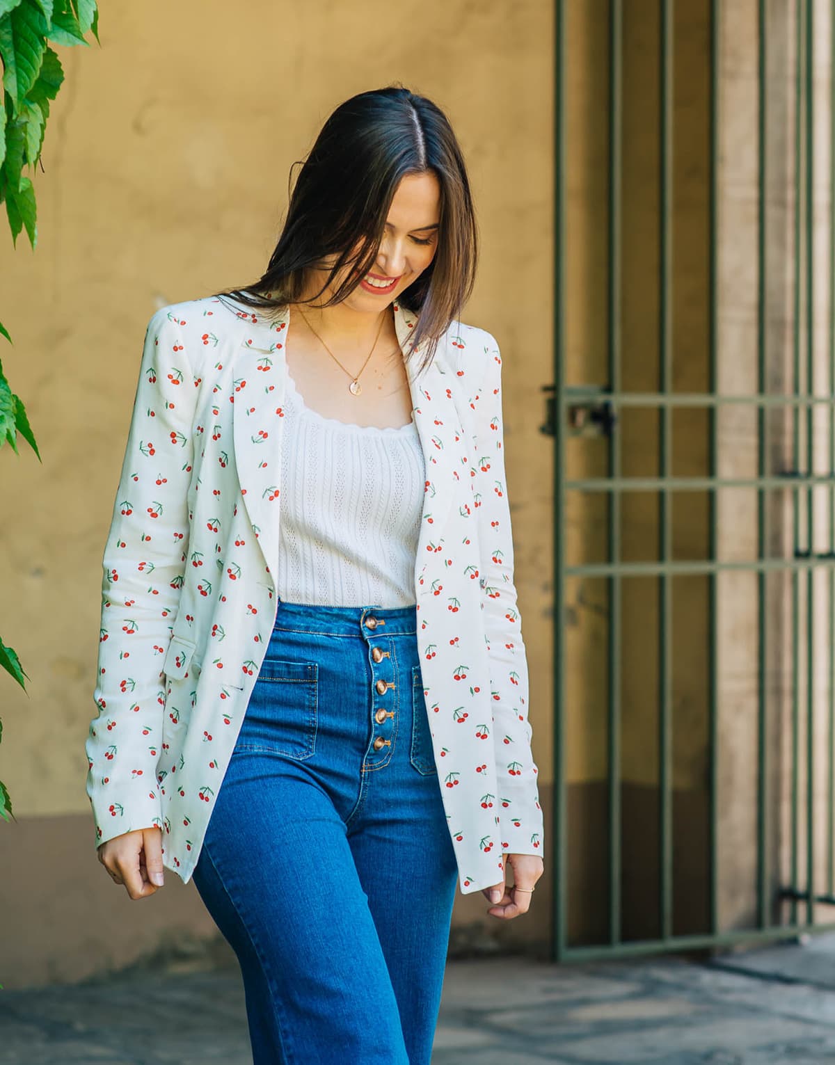 Women's Blazers Céleste White