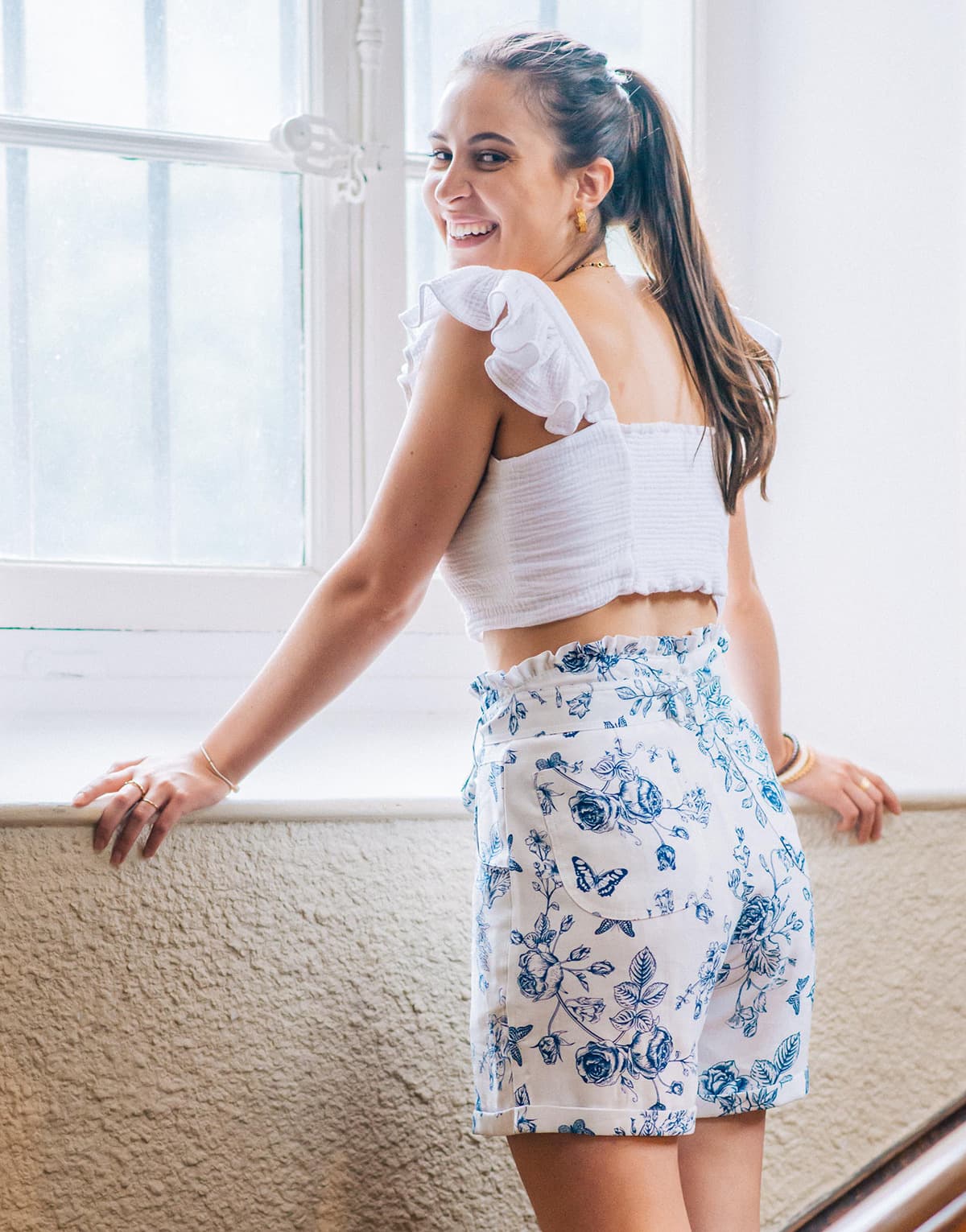 Women's Shorts Céleste White