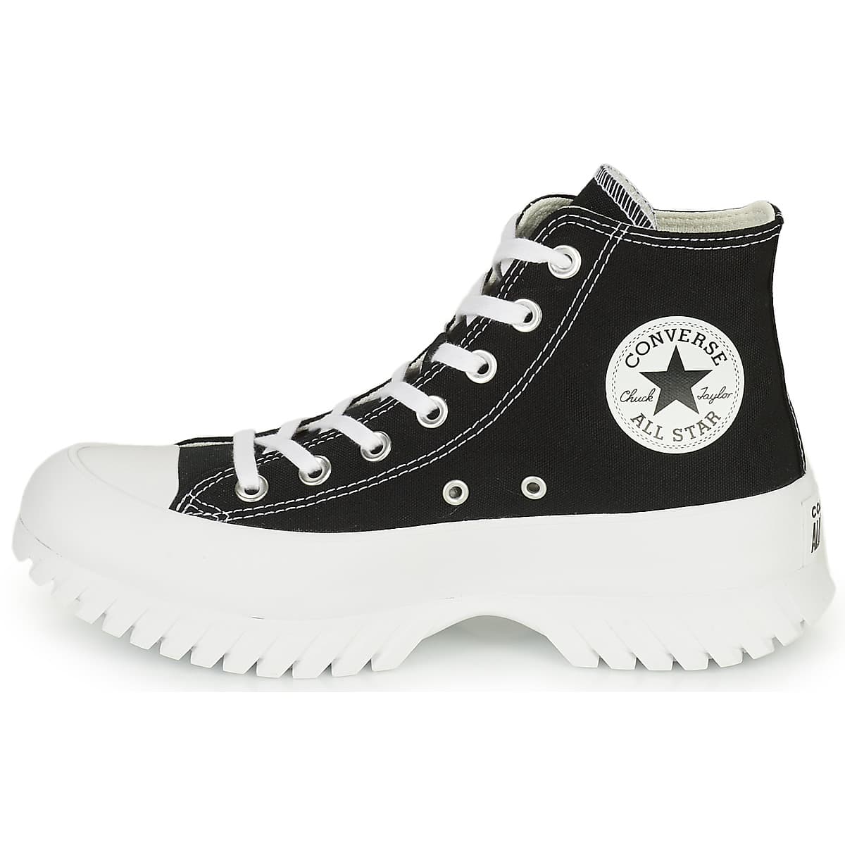 Converse Μαύρα Πάνινα Μποτάκια All Star Lugged 2.0