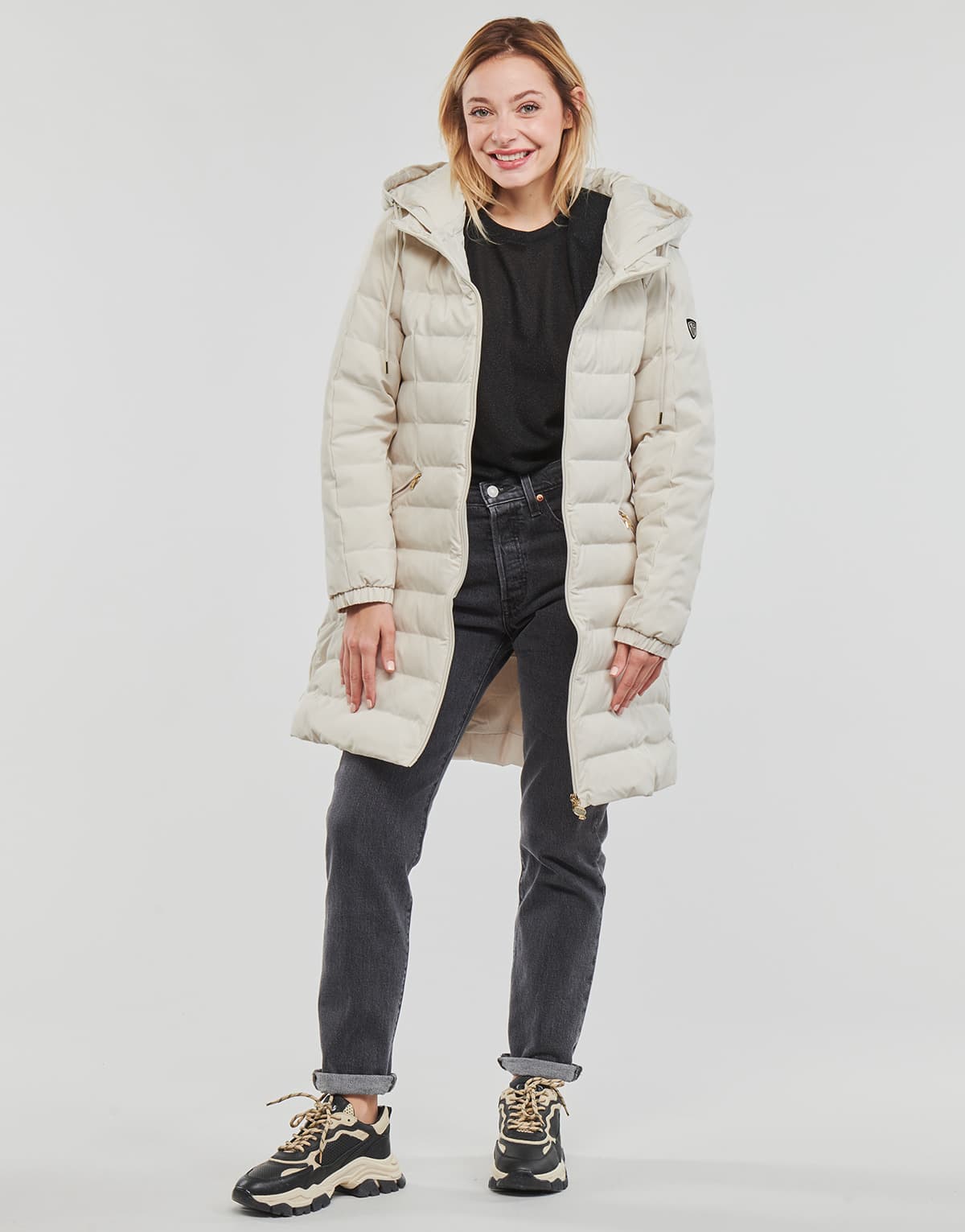 Women's Jackets EA7 Beige