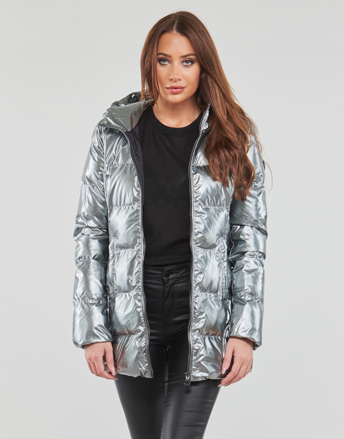 Women's Jackets EA7 Silver