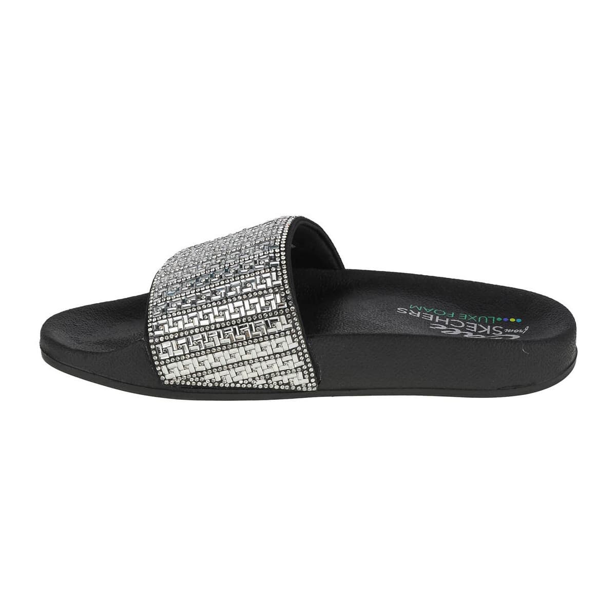 Women's House Slippers Skechers Silver