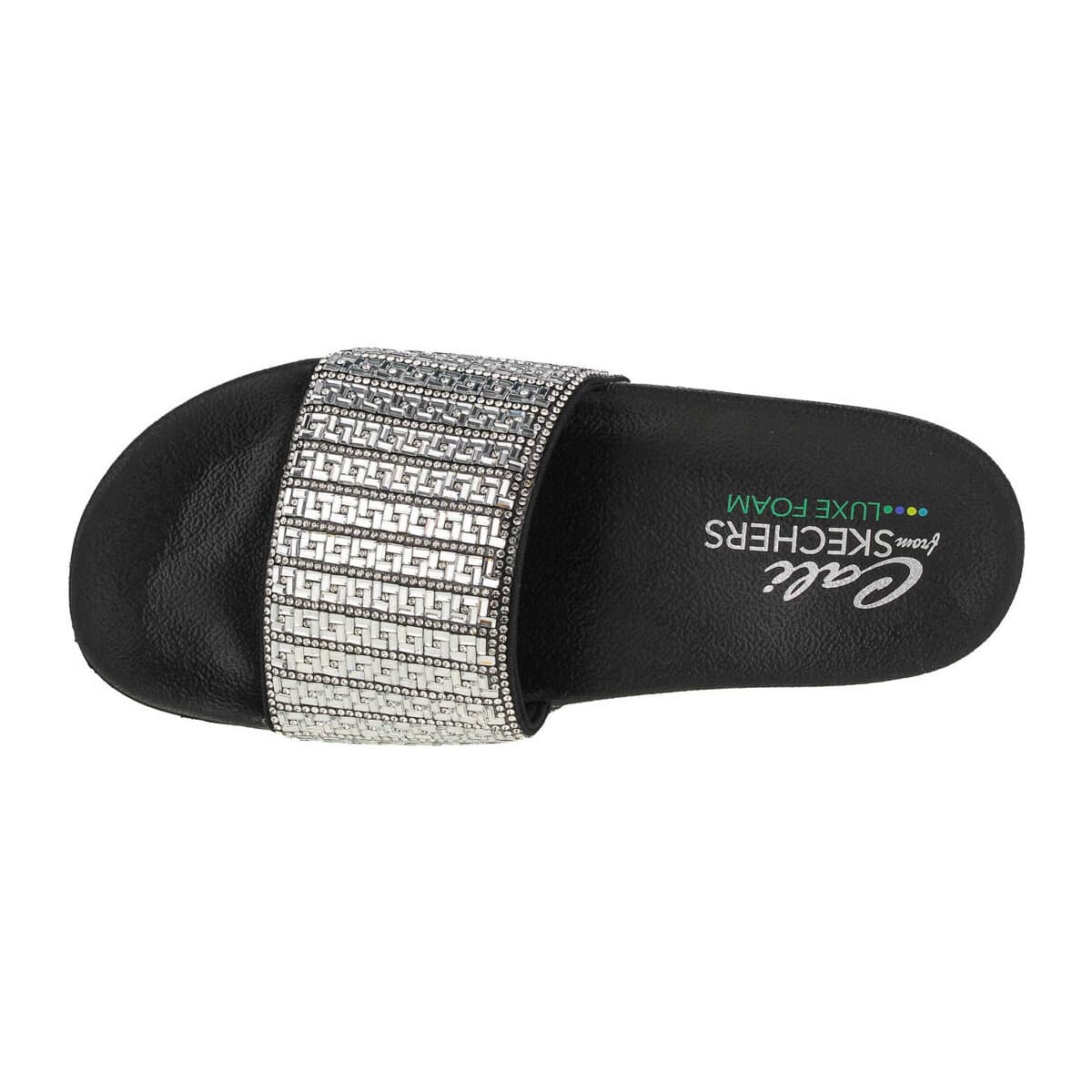 Women's House Slippers Skechers Silver
