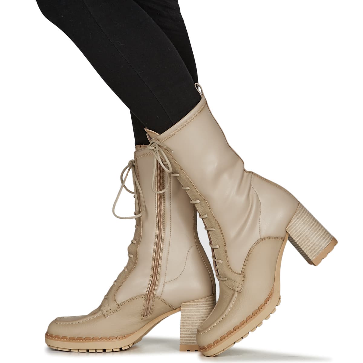 Women's Ankle Boots Hispanitas Beige