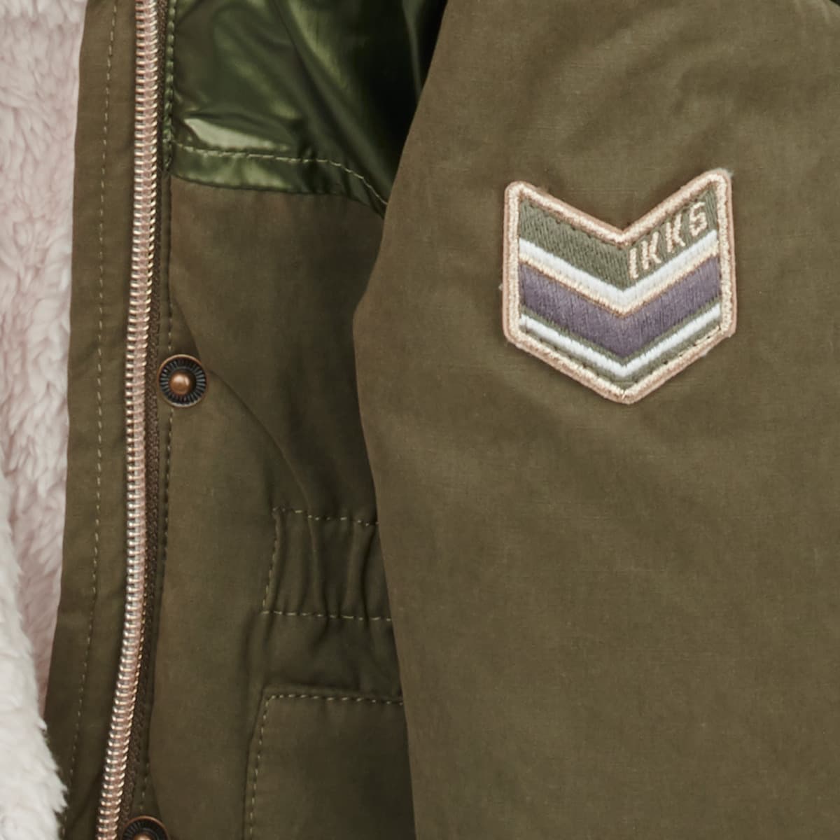 Girls' Parkas Ikks Khaki