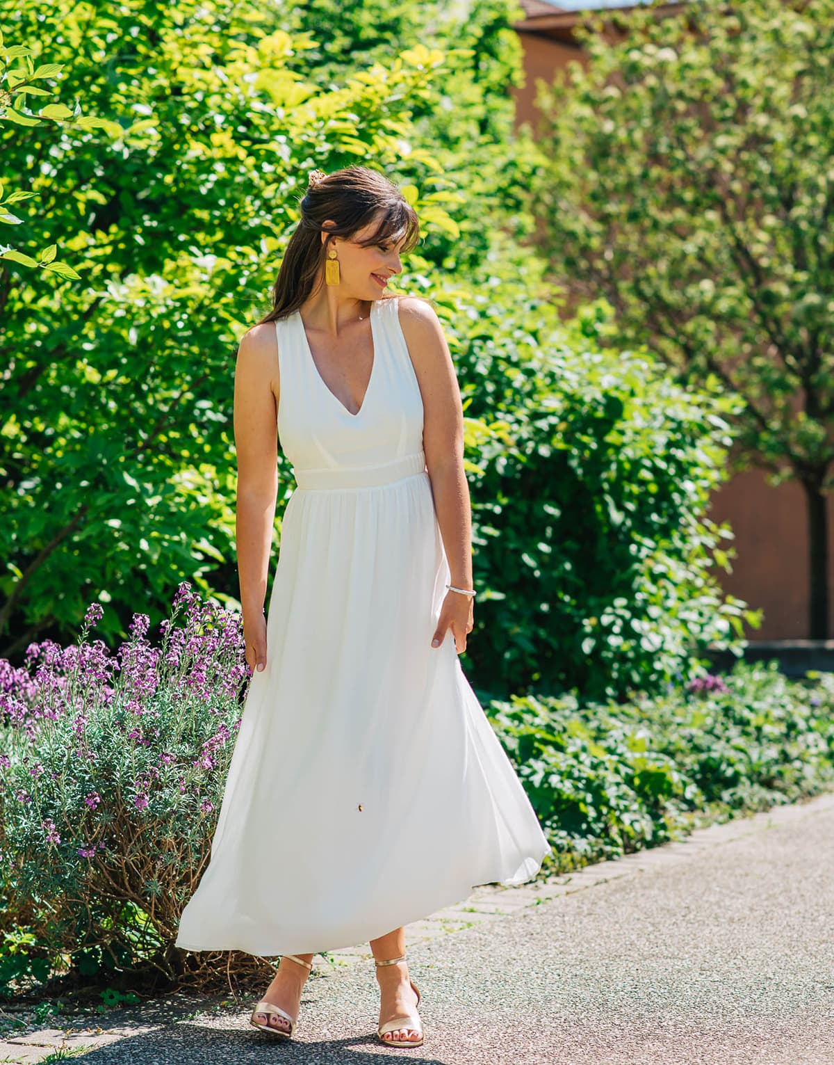 Women's Dresses Céleste White