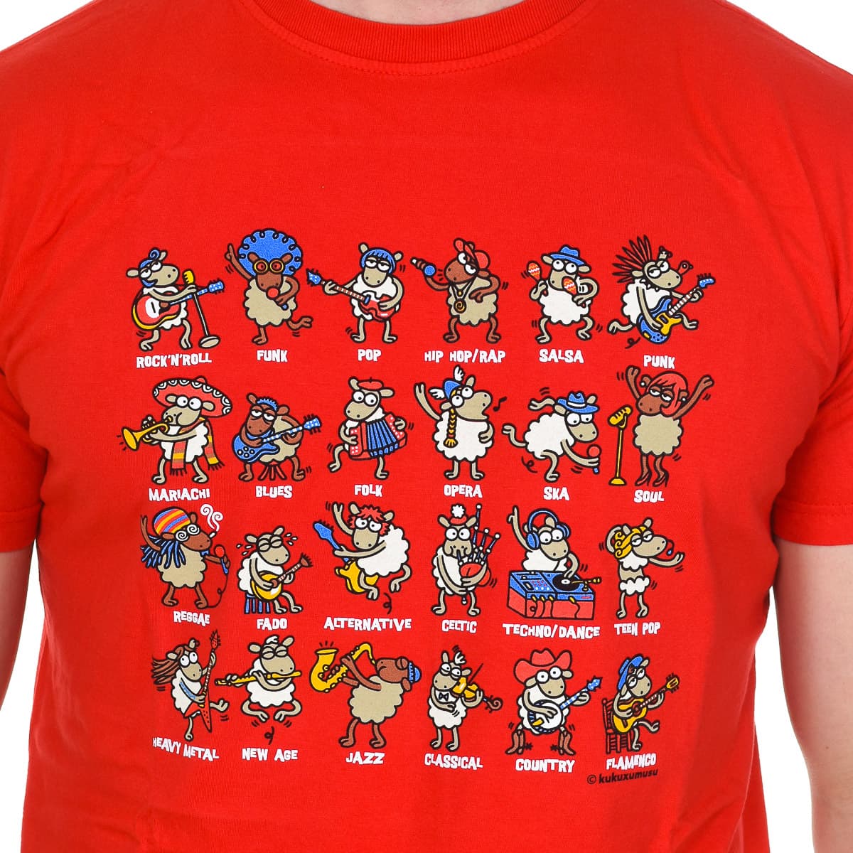 Men's T-Shirts Kukuxumusu Red