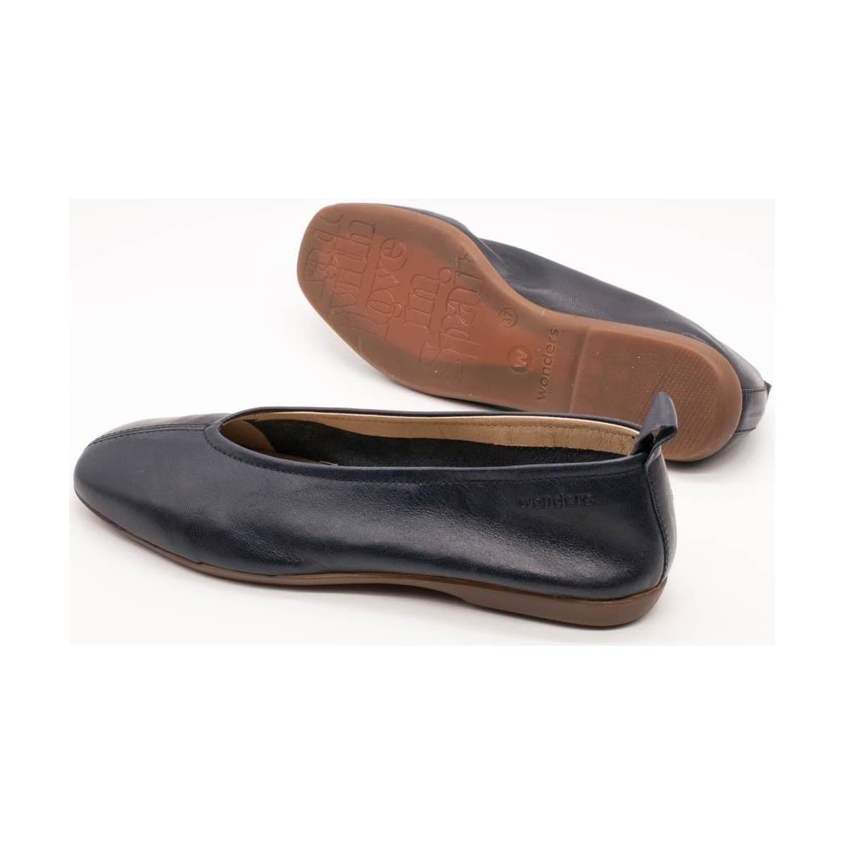 Women's Ballet Flats Wonders Blue