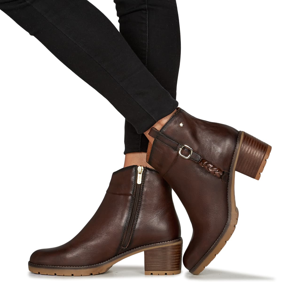 Women's Ankle Boots Pikolinos Bordeaux