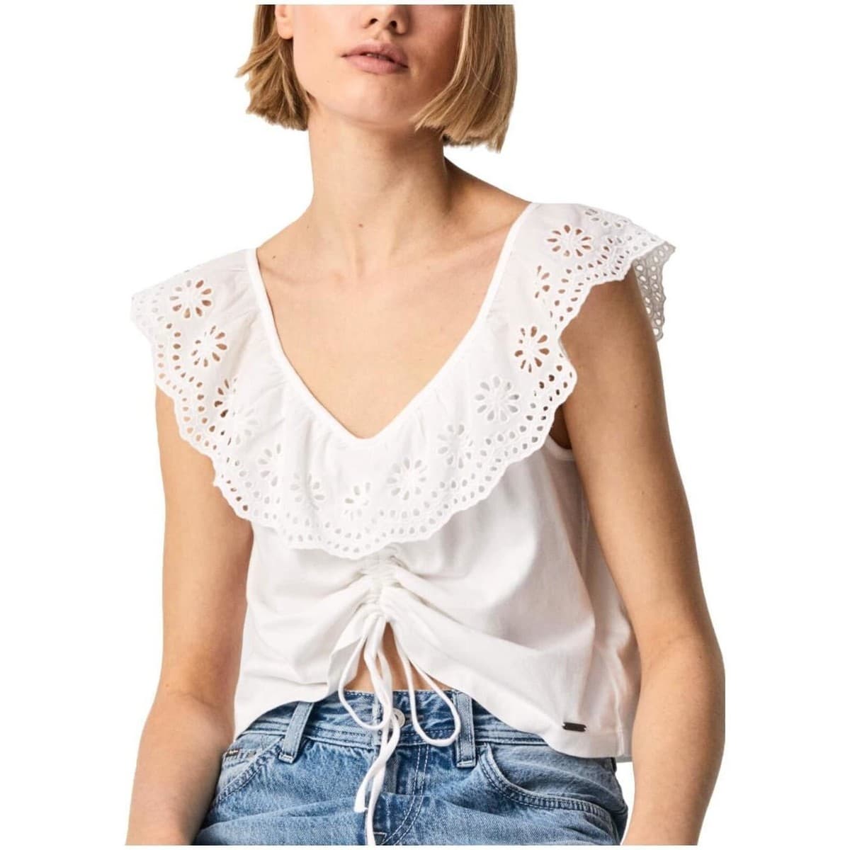 Women's T-Shirts Pepe Jeans White