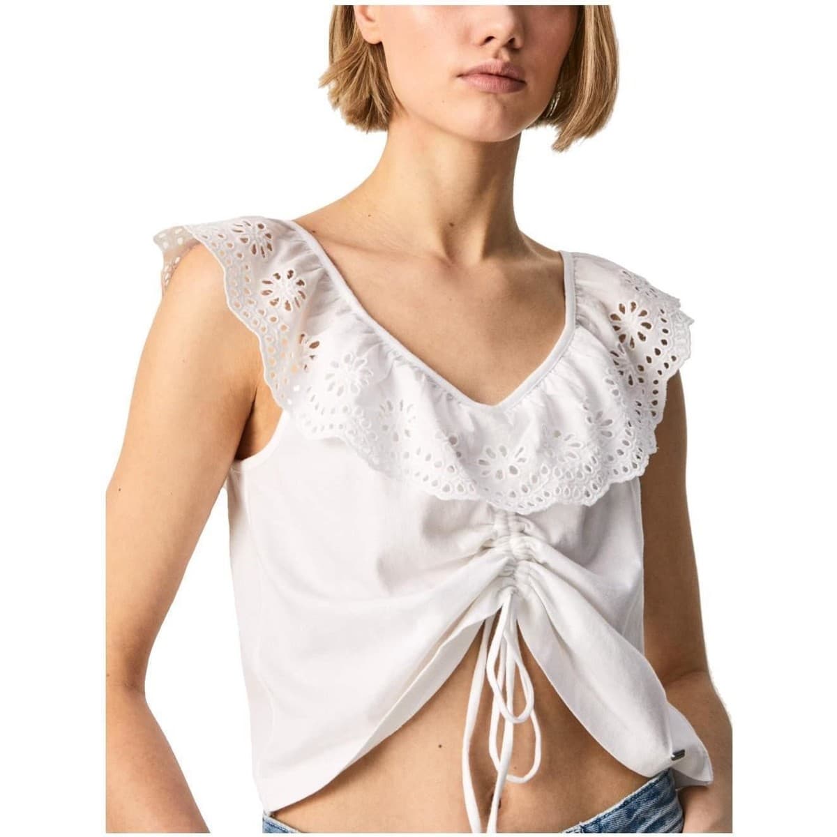 Women's T-Shirts Pepe Jeans White