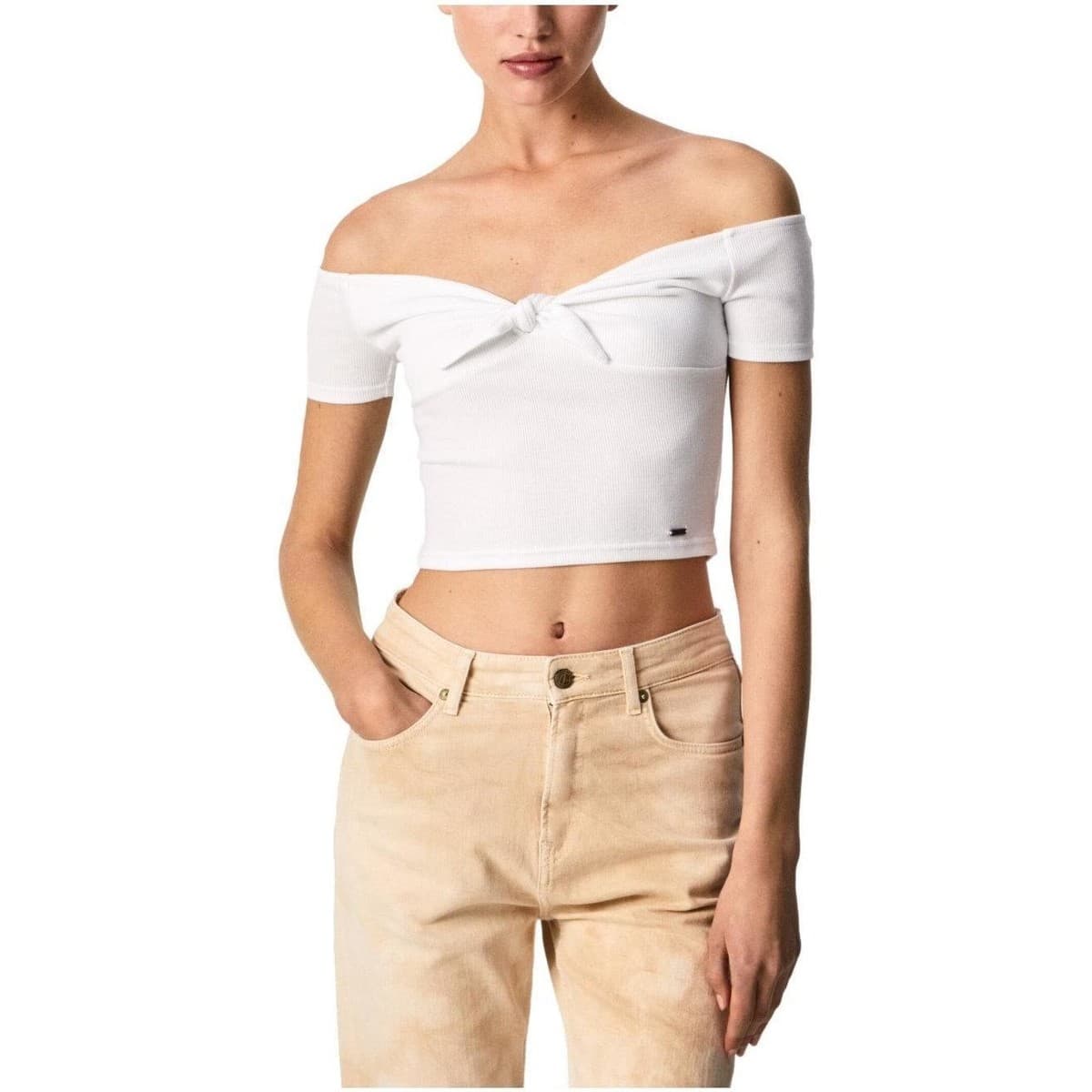 Women's T-Shirts Pepe Jeans White