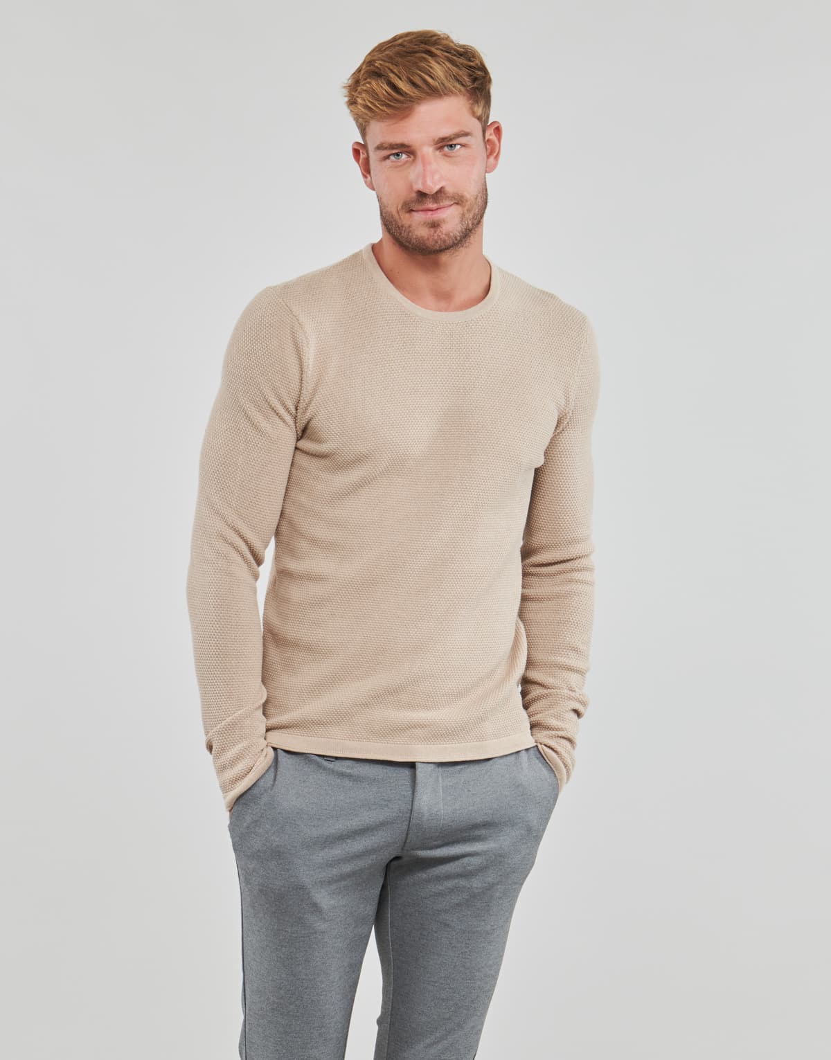 Men's Sweaters Only & Sons Beige