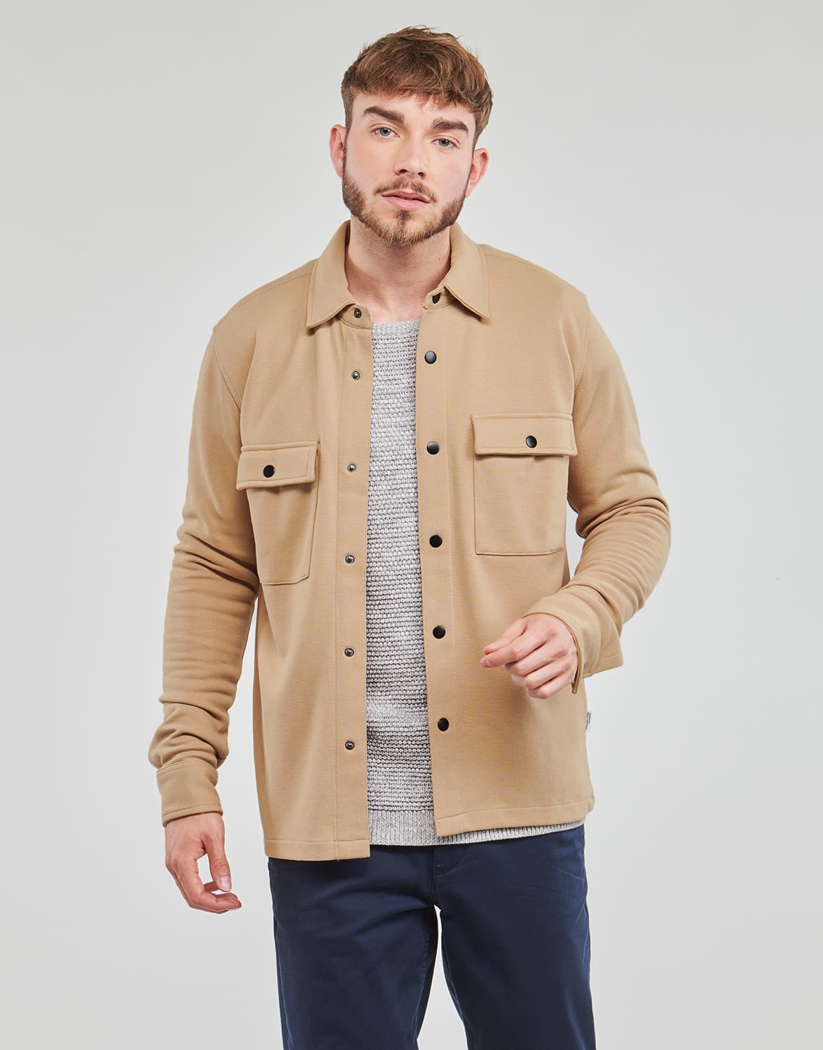 Men's Jackets Selected Beige