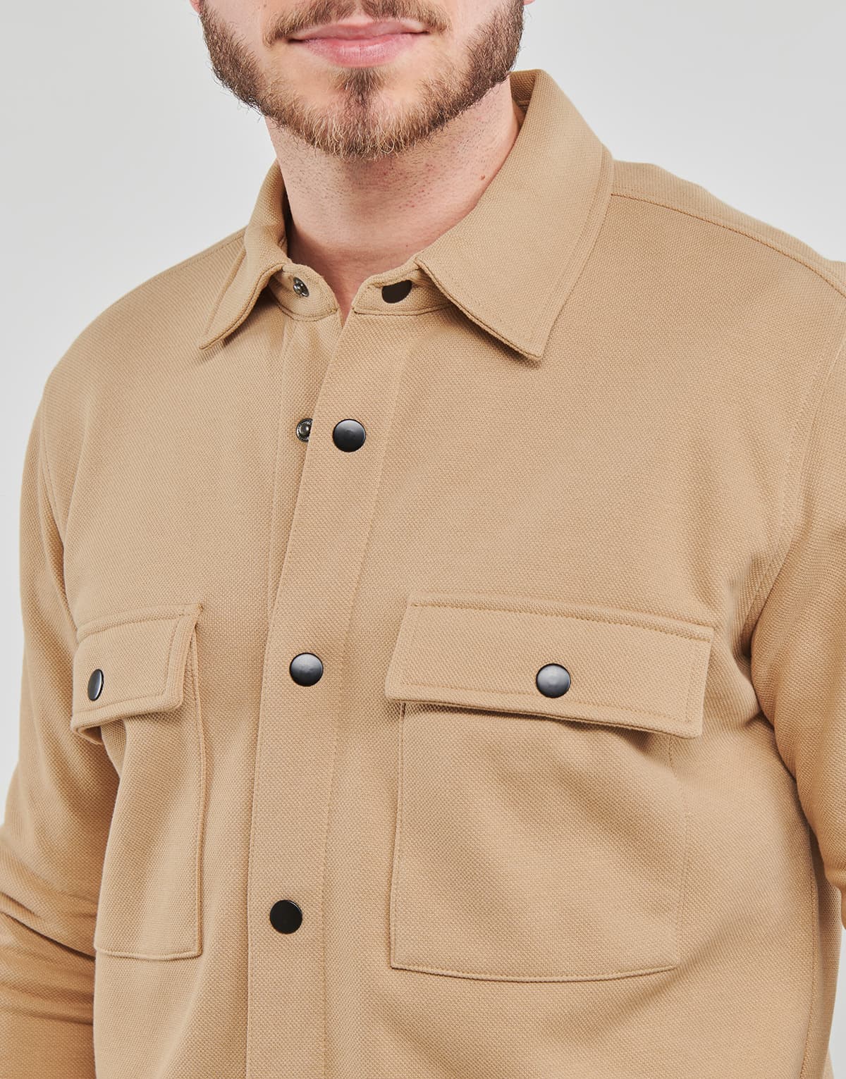 Men's Jackets Selected Beige