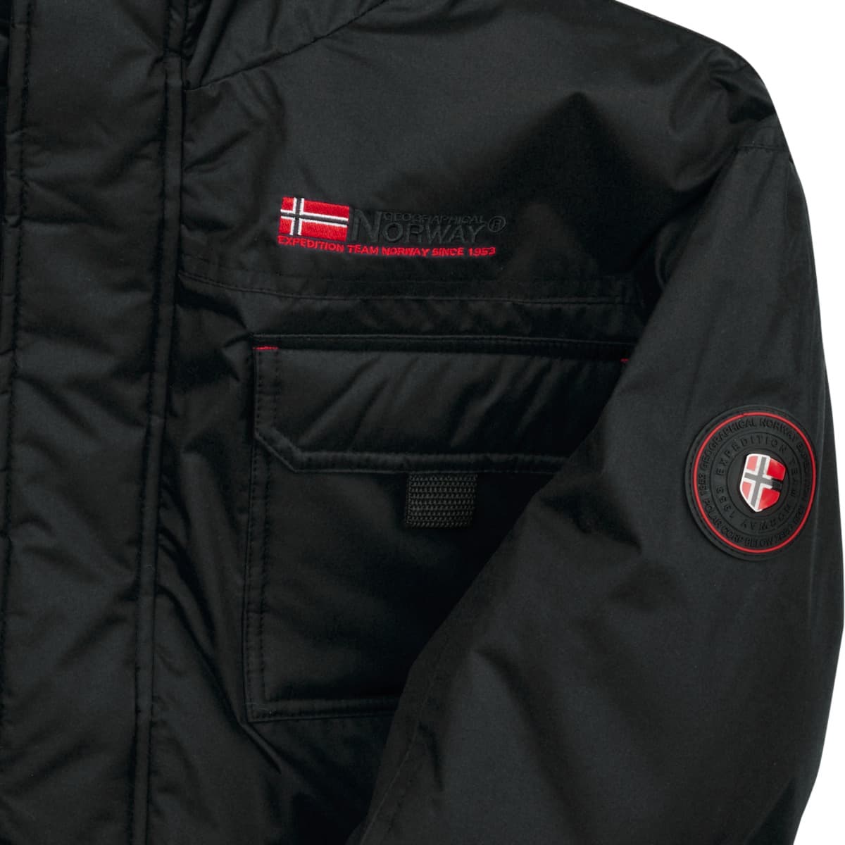 Boys' Parkas Geographical Norway Black