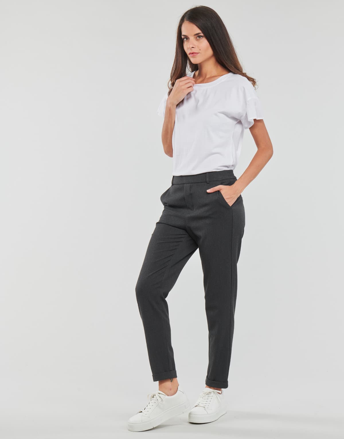 Women's Pants Vero Moda Gray