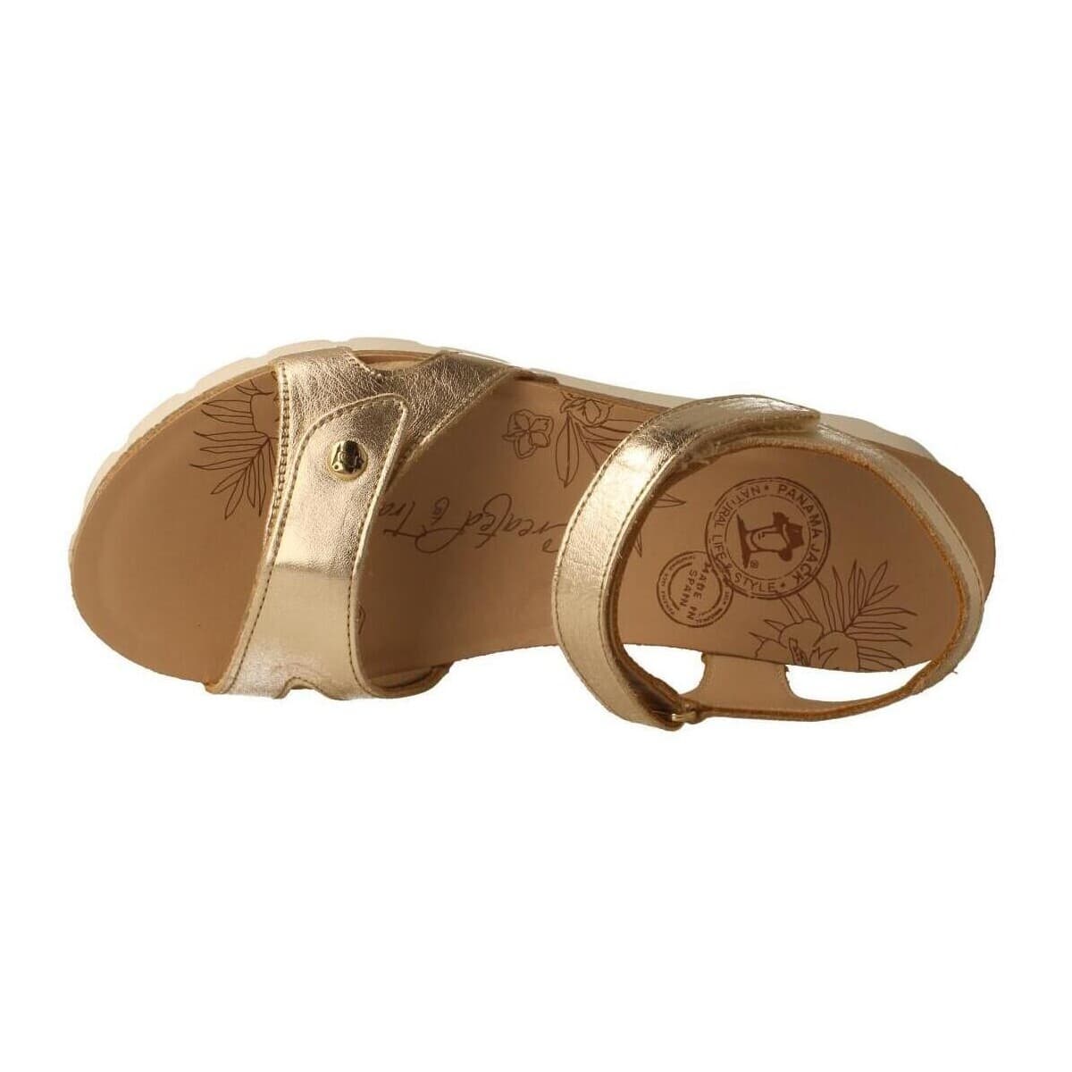 Women's Platforms Panama Jack Gold