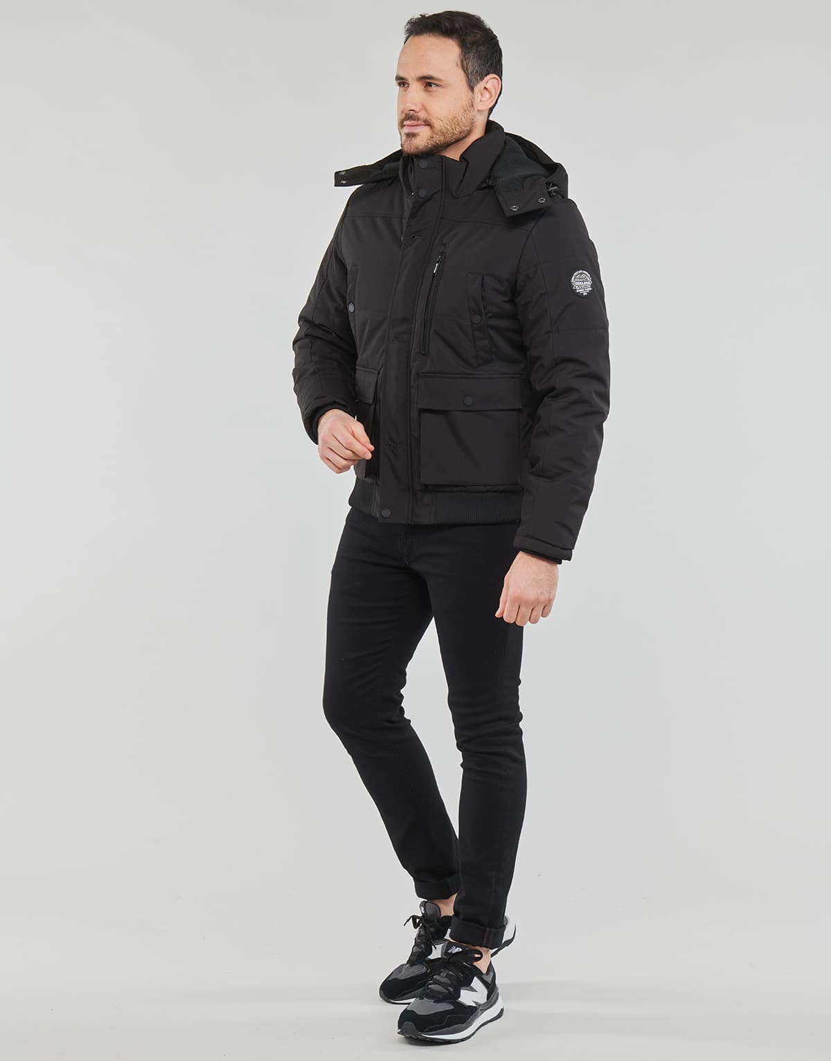Men's Parkas Deeluxe Black