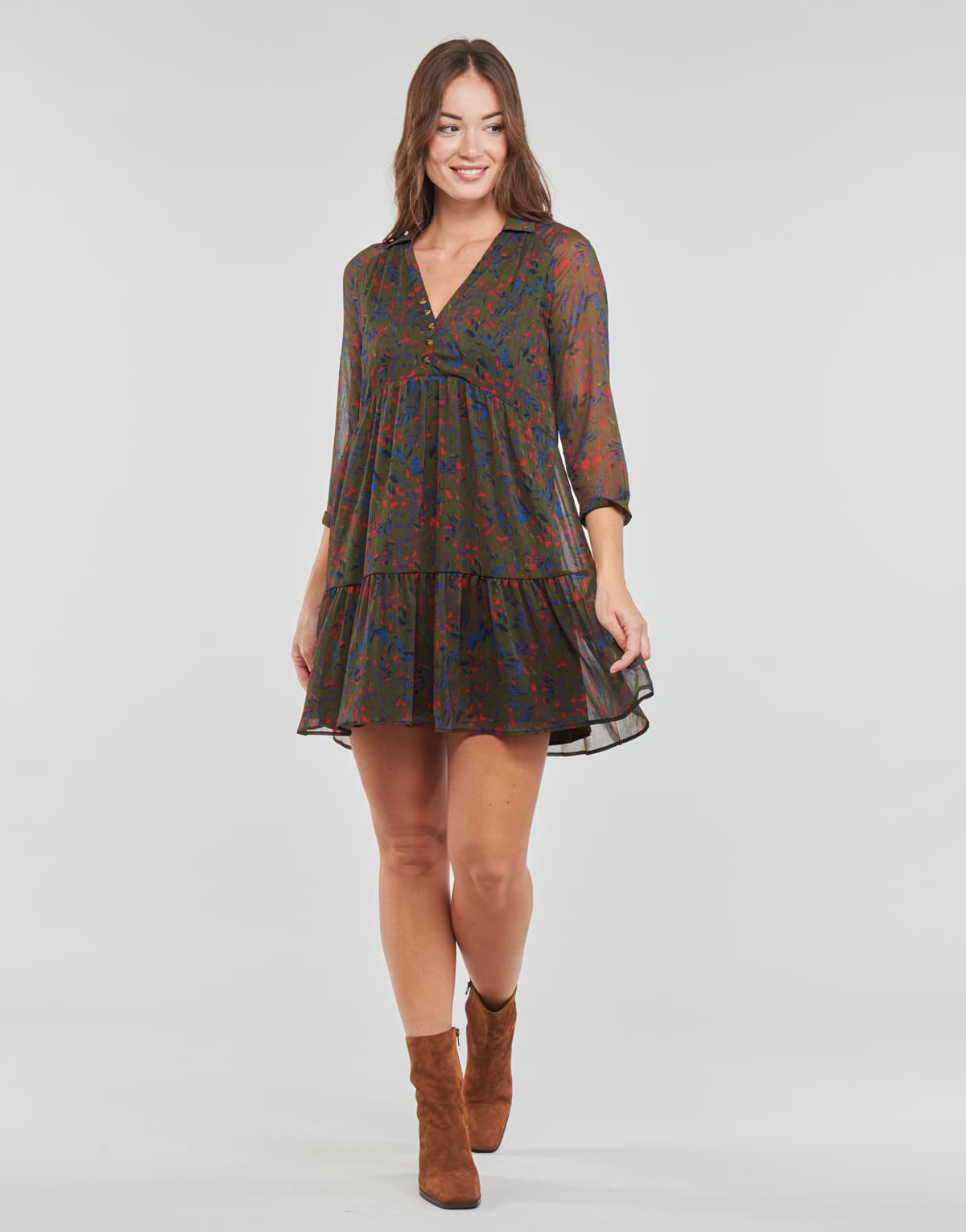 Women's Dresses One Step Khaki