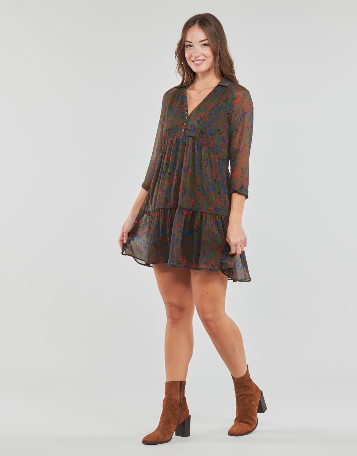 Women's Dresses One Step Khaki