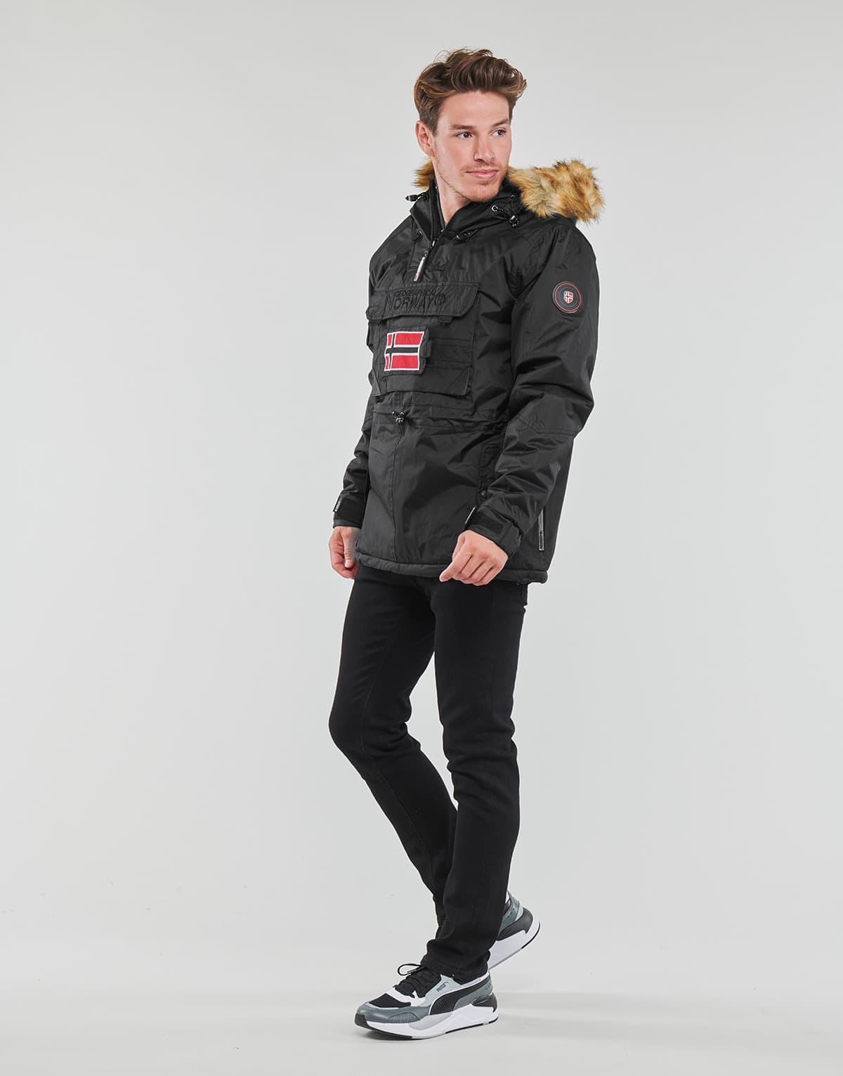 Men's Parkas Geographical Norway Black