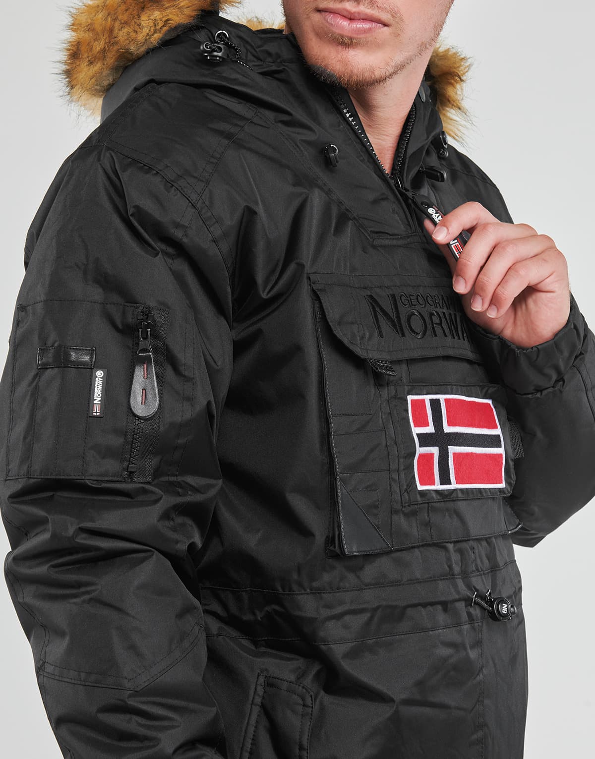 Men's Parkas Geographical Norway Black