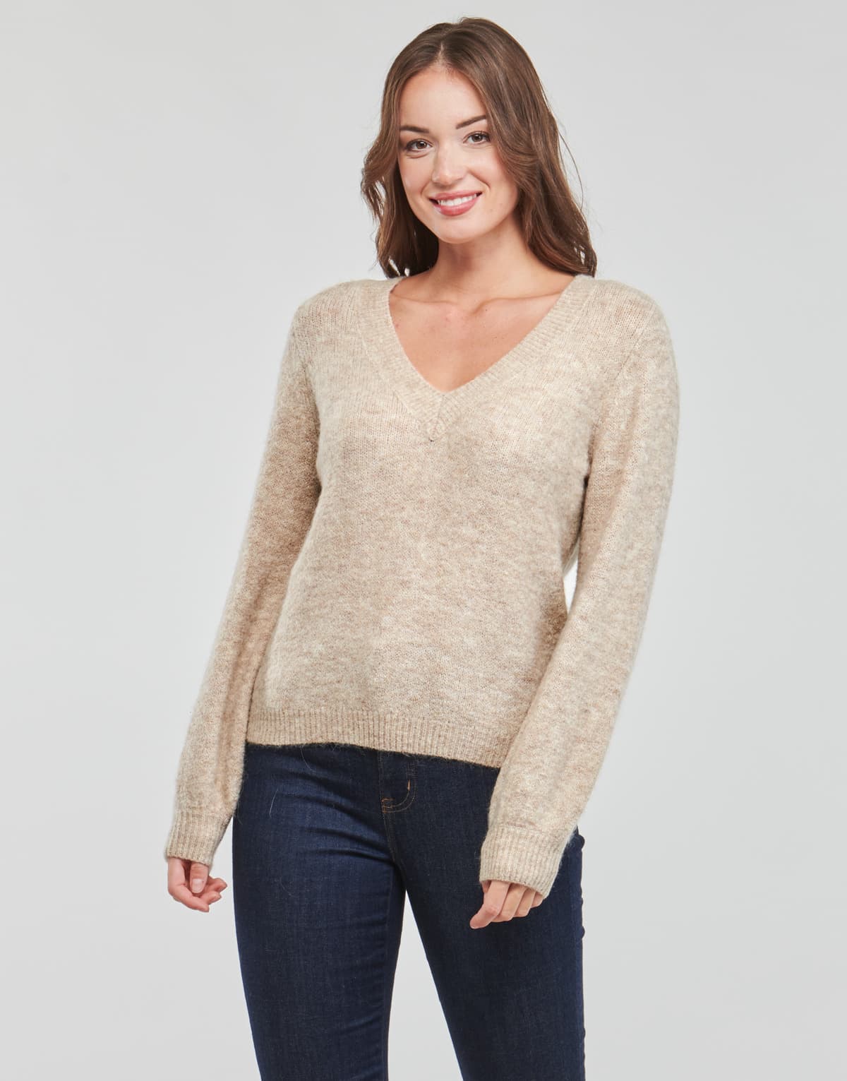Women's Sweaters Vila Beige