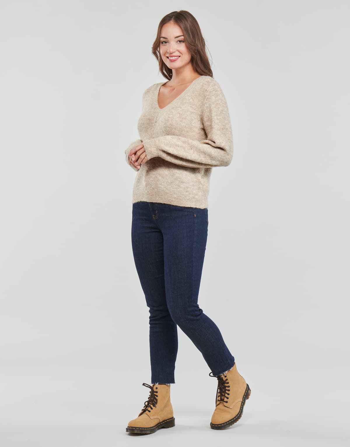 Women's Sweaters Vila Beige