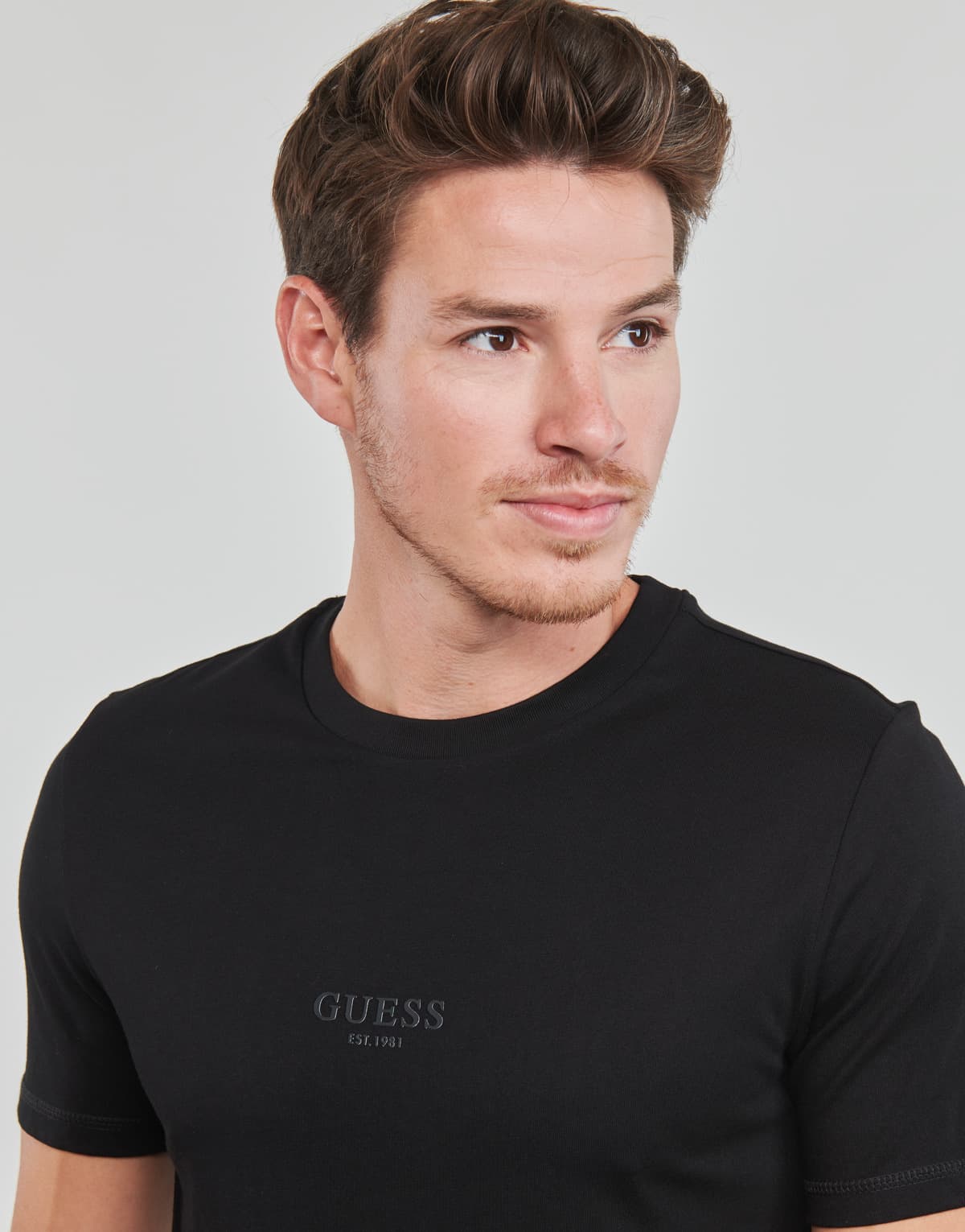 Men's T-Shirts Guess Black