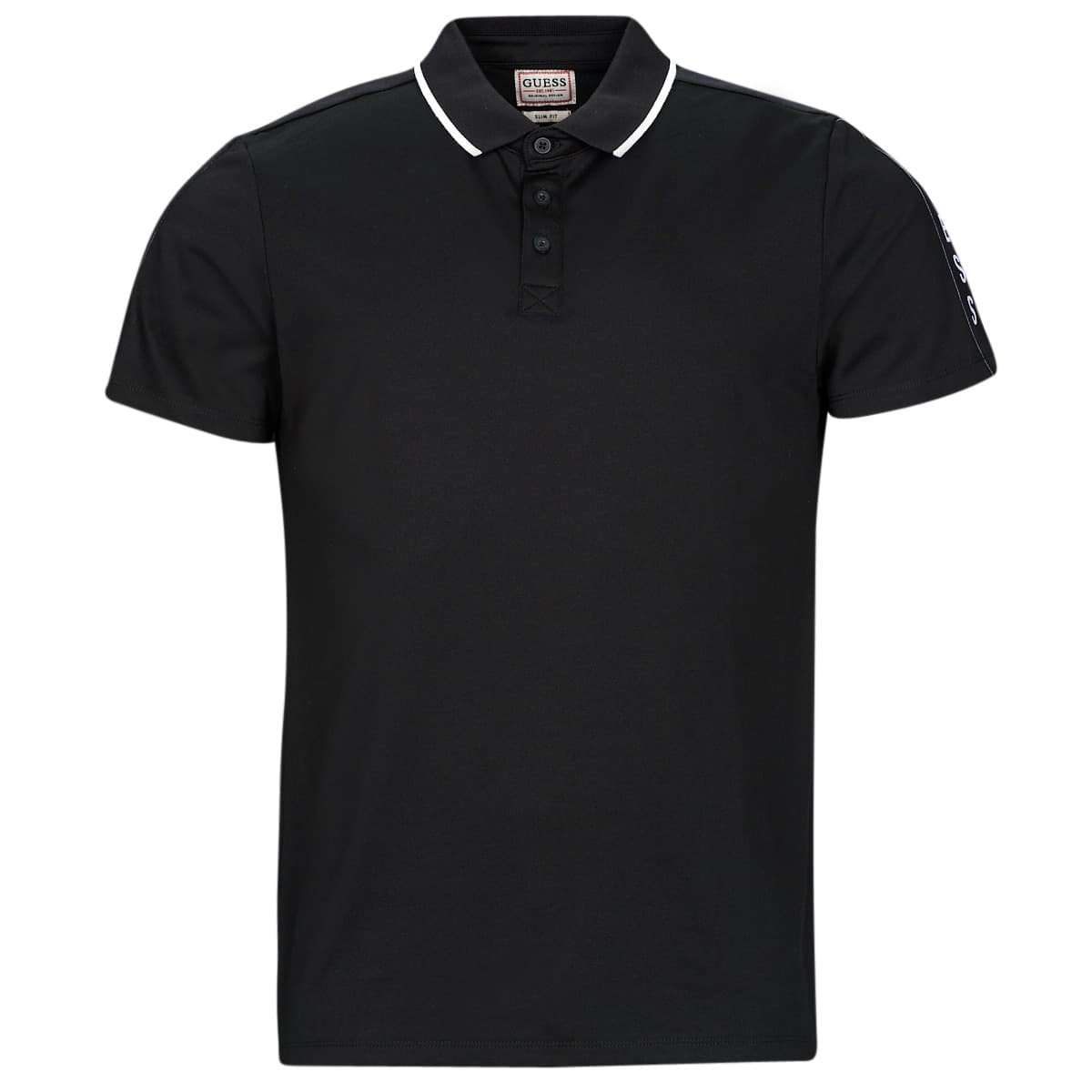 Men's Polo Shirts Guess Black