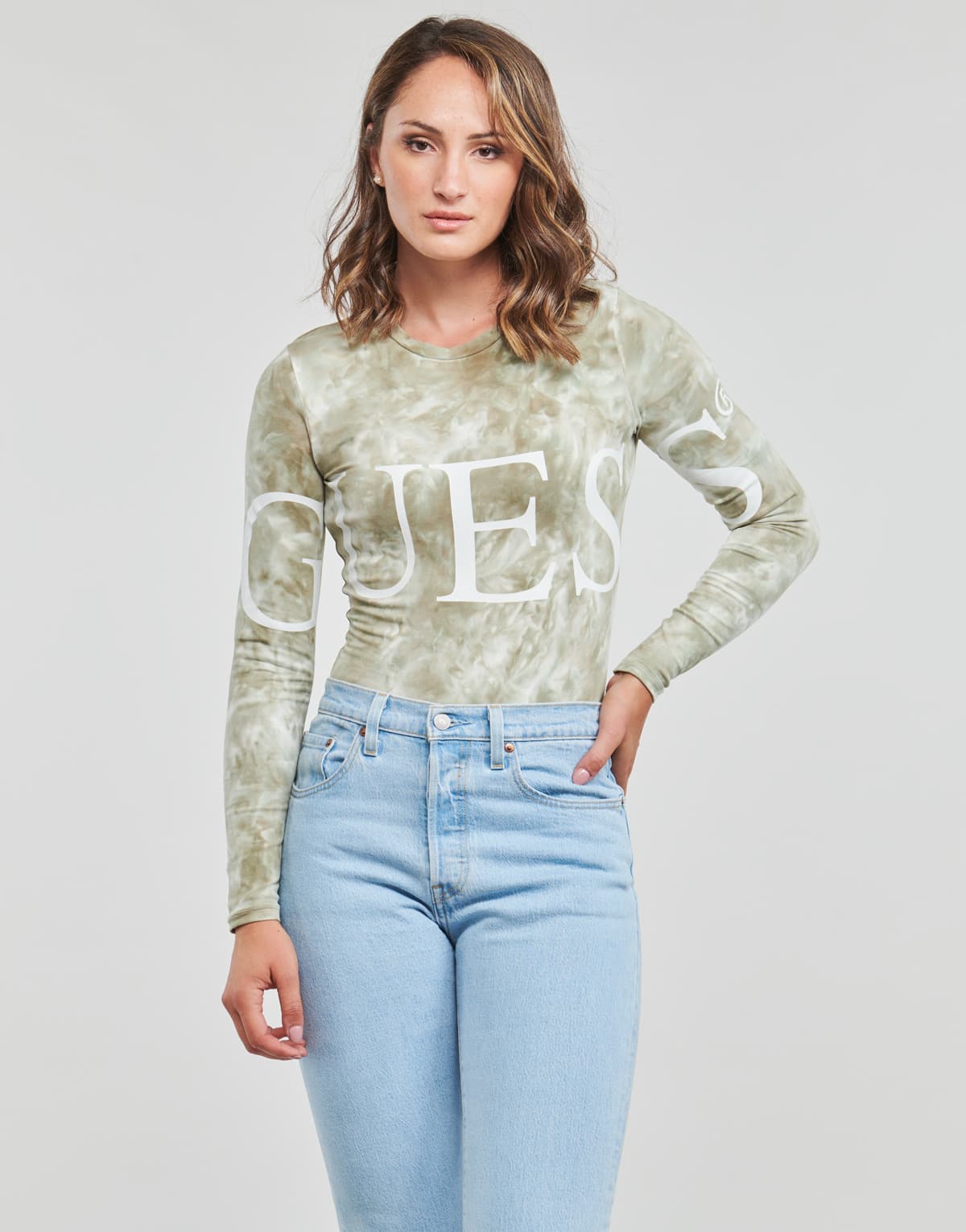 Women's Bodysuits Guess Khaki