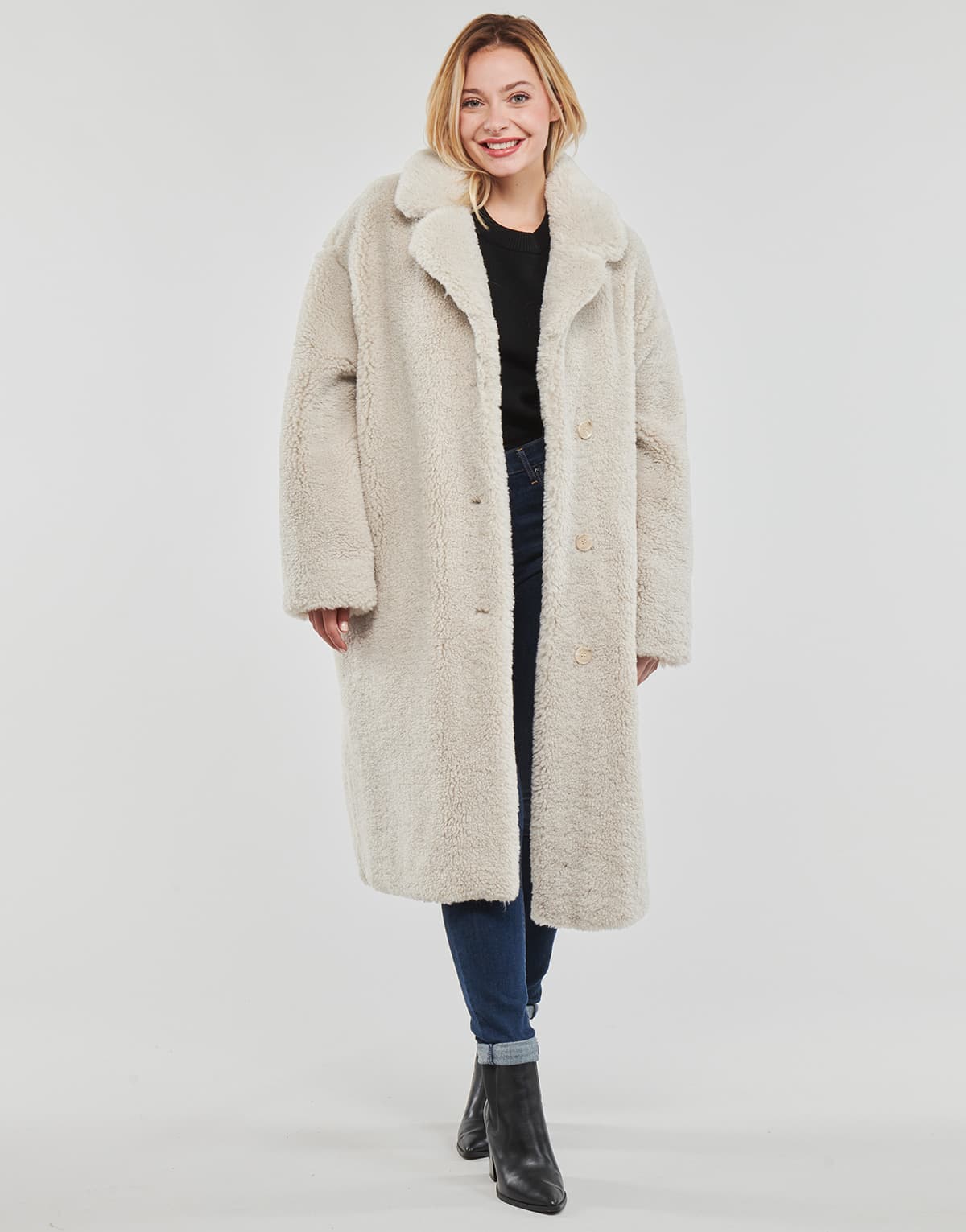 Women's Coats Guess Beige