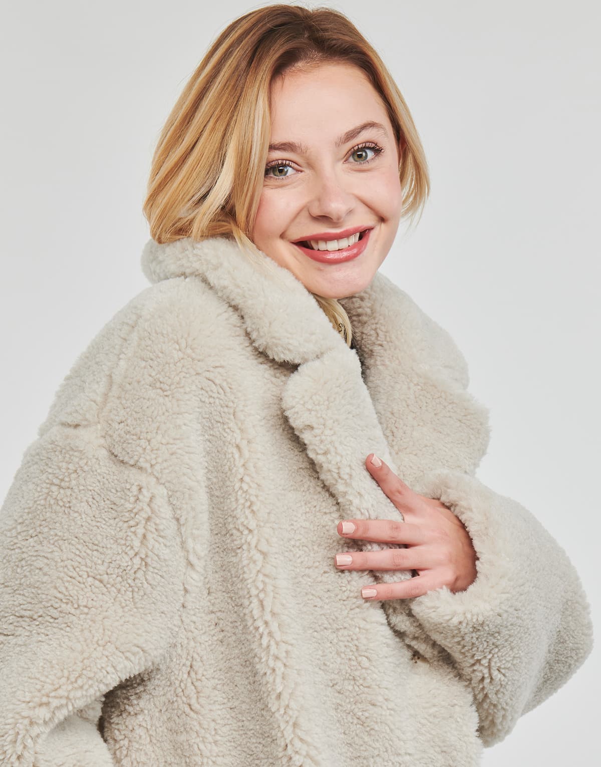 Women's Coats Guess Beige