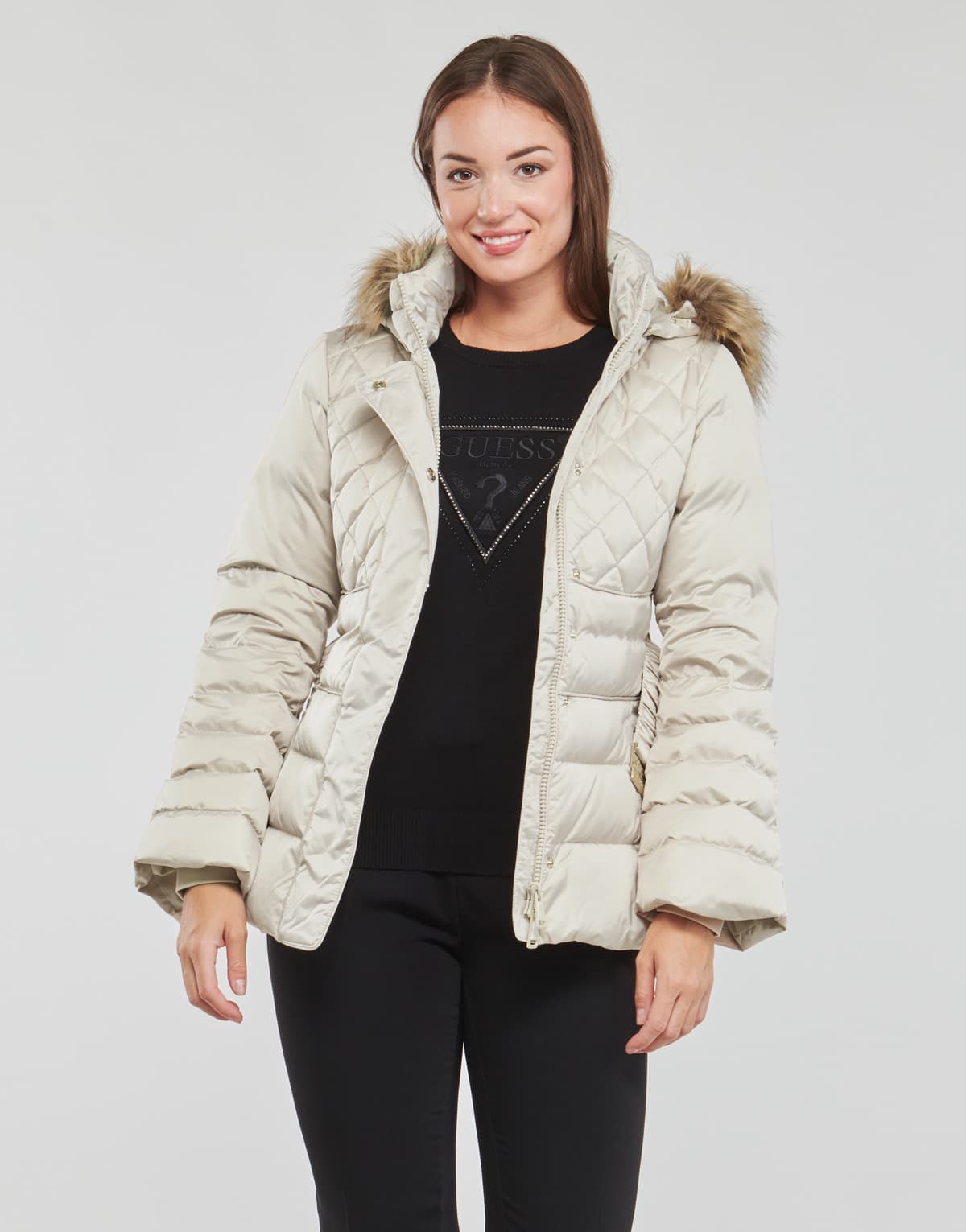 Women's Jackets Guess Beige