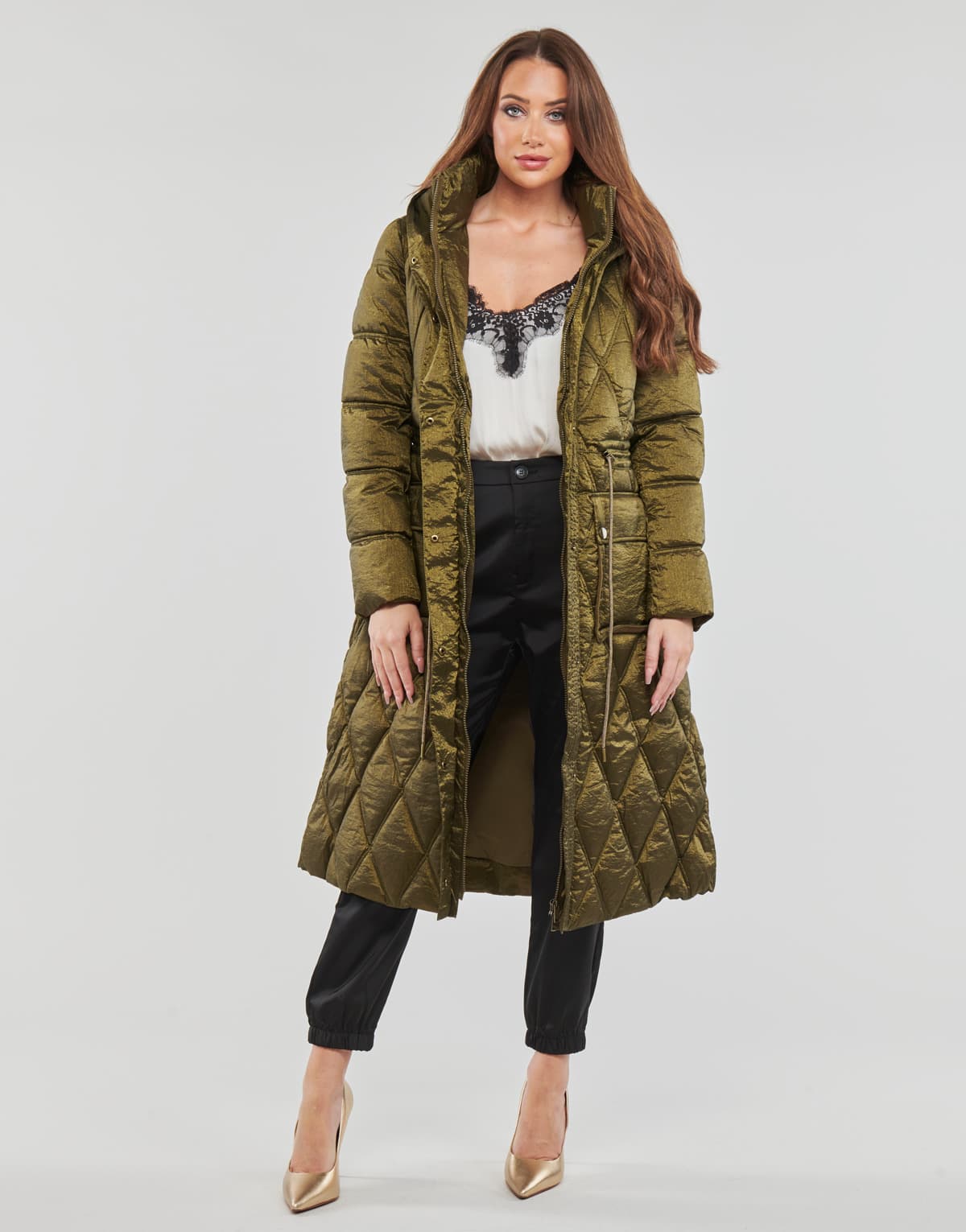 Women's Jackets Guess Khaki