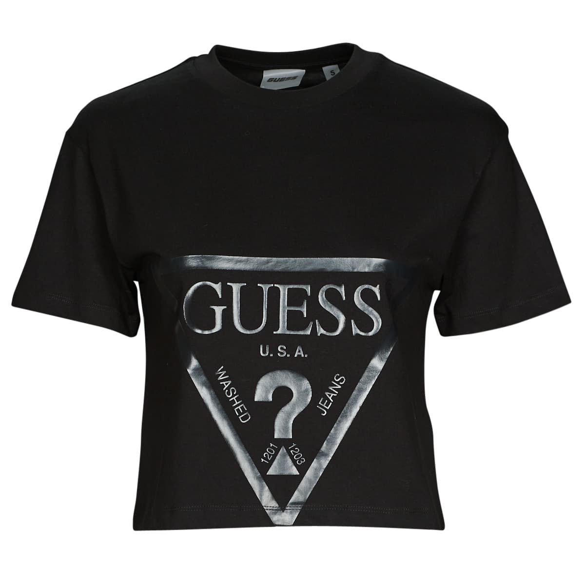 T-shirt με κοντά μανίκια Guess ADELE