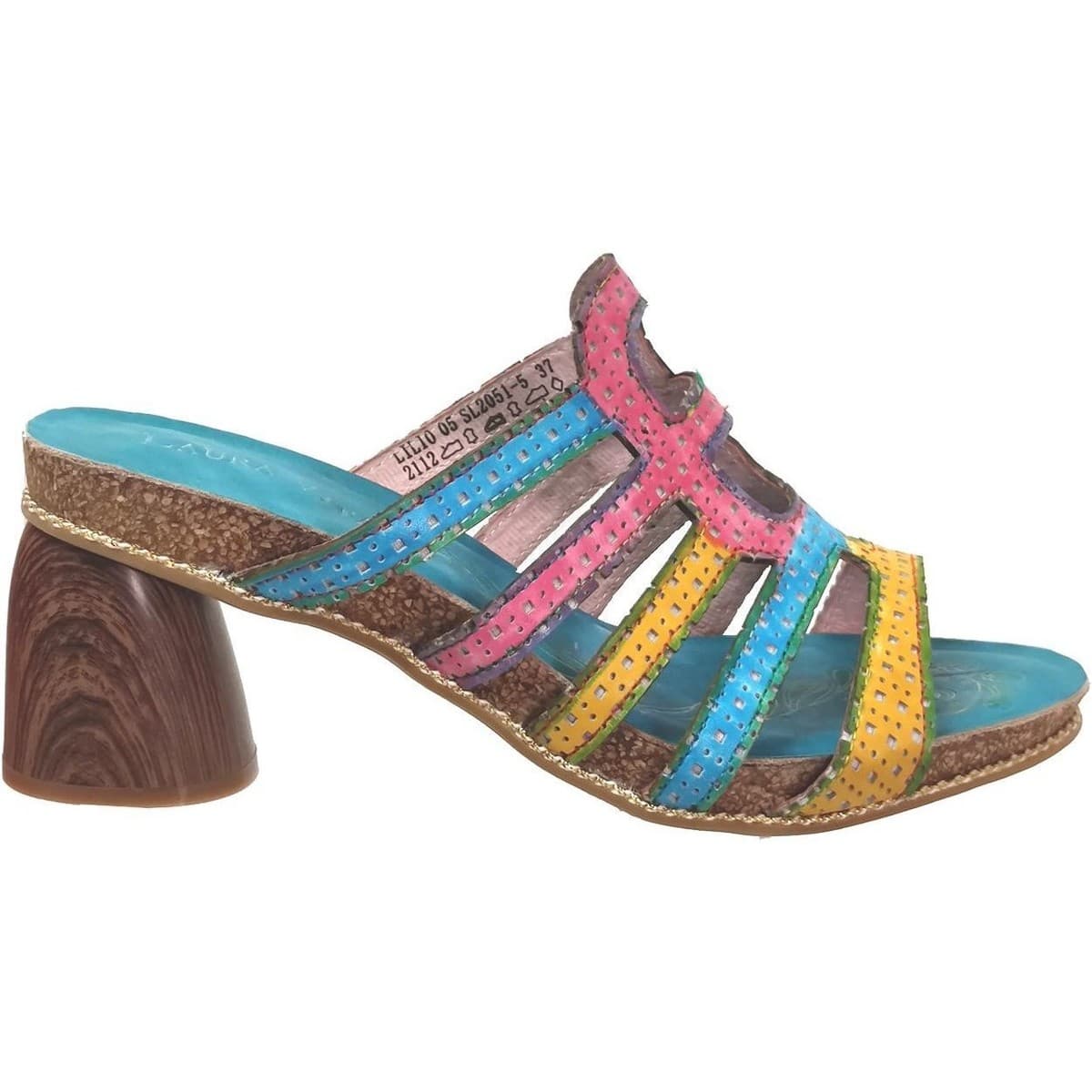 Women's Mules Laura Vita Multicolor