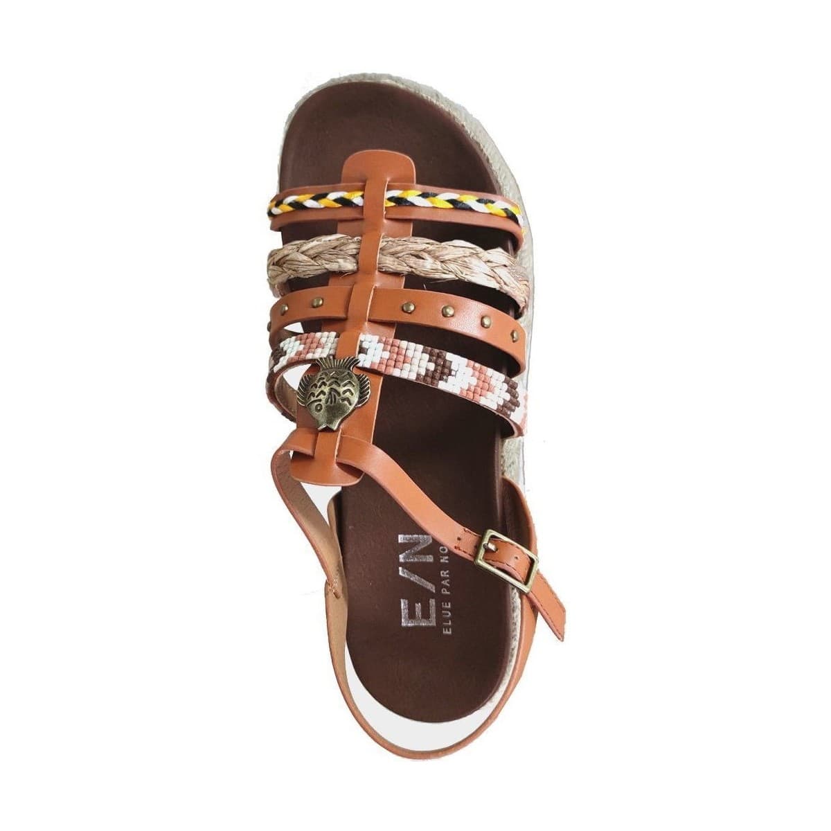 Women's Platforms Elue par nous Brown