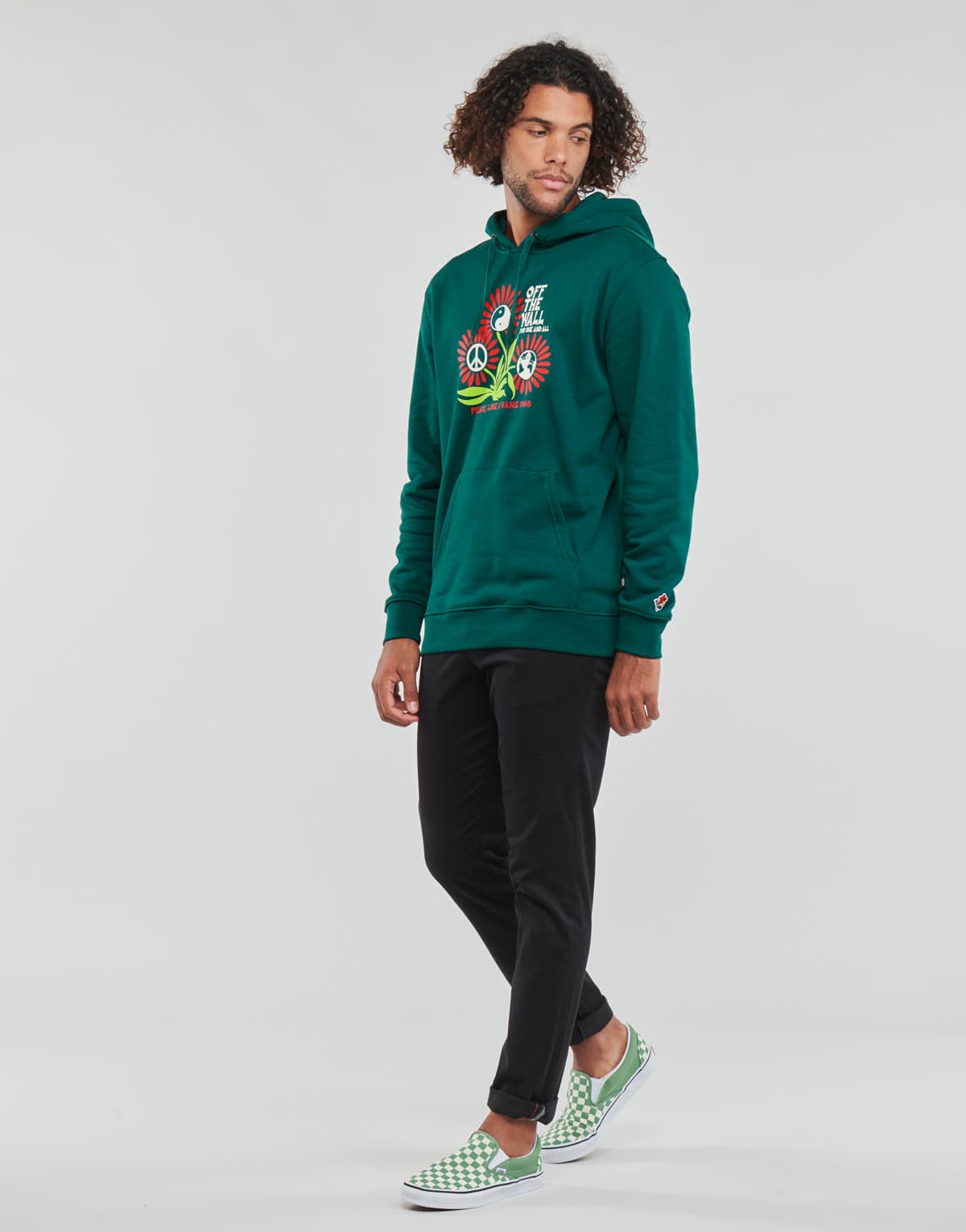 Men's Sweatshirts Vans Green
