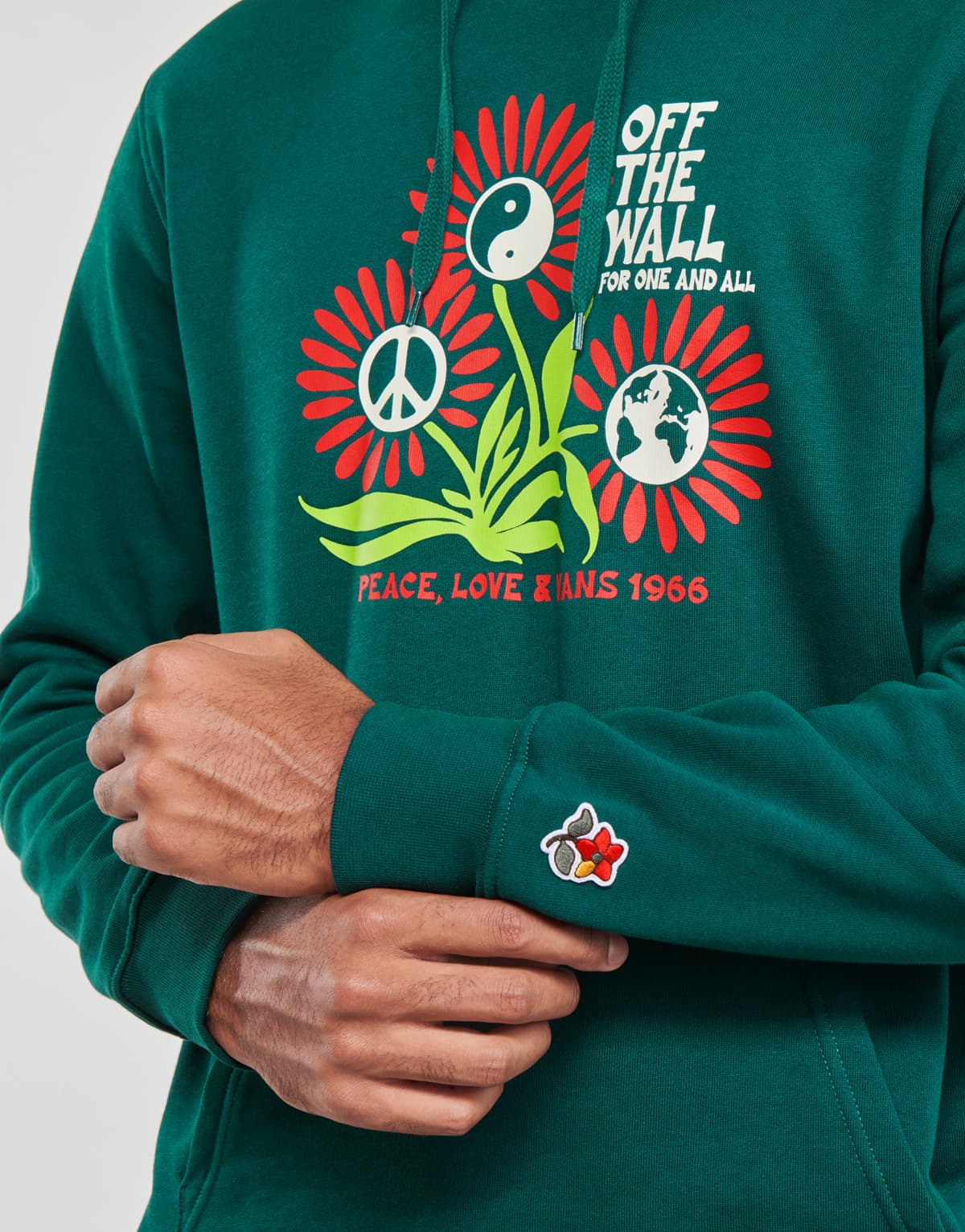 Men's Sweatshirts Vans Green