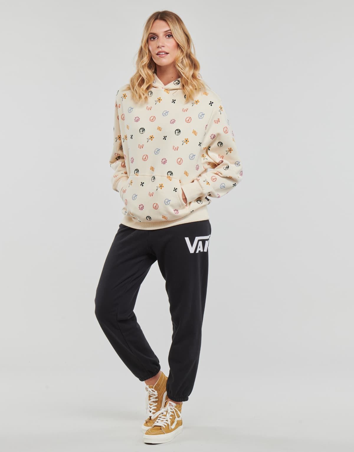 Women's Sweatshirts Vans Beige