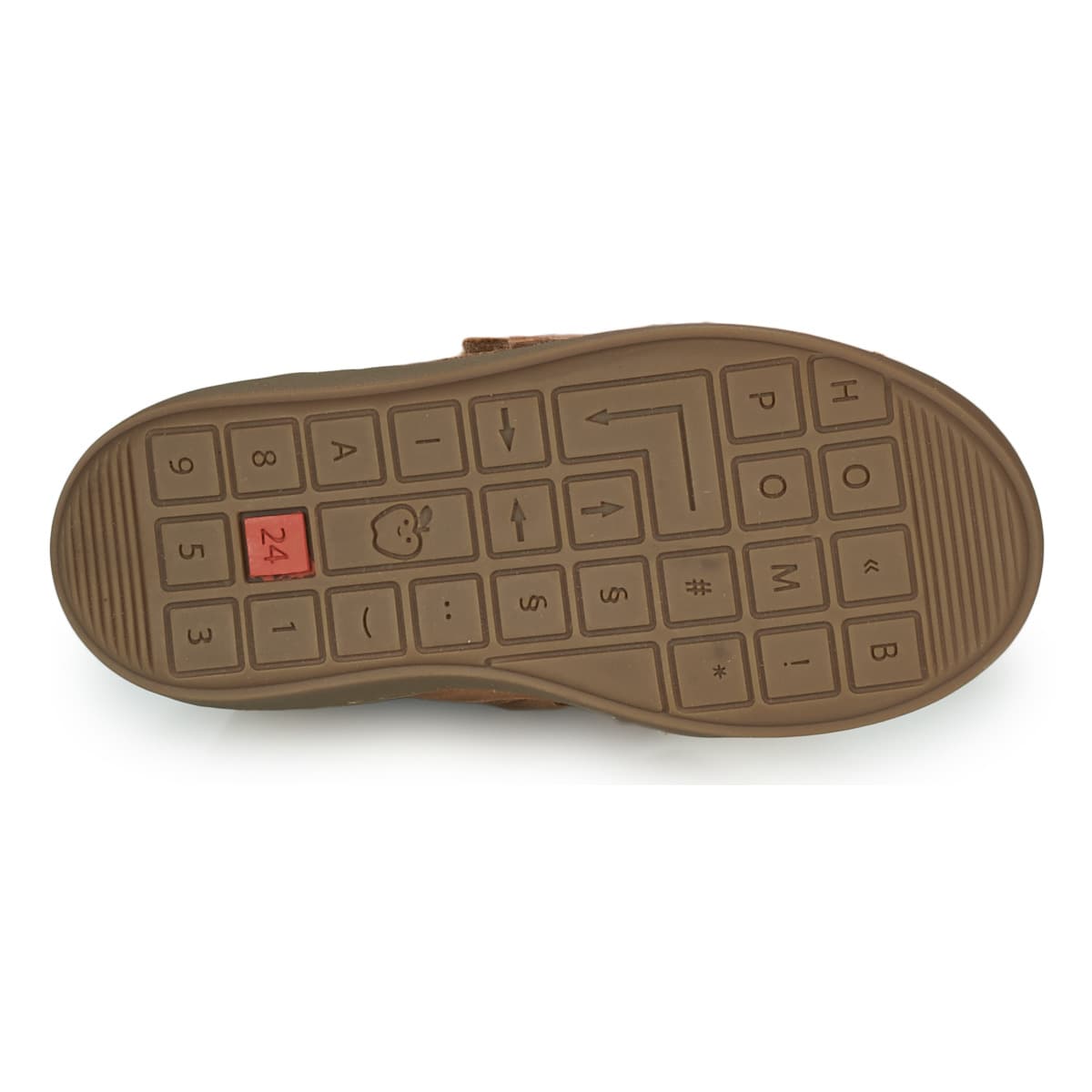 Boys' Sneakers Shoo Pom Brown