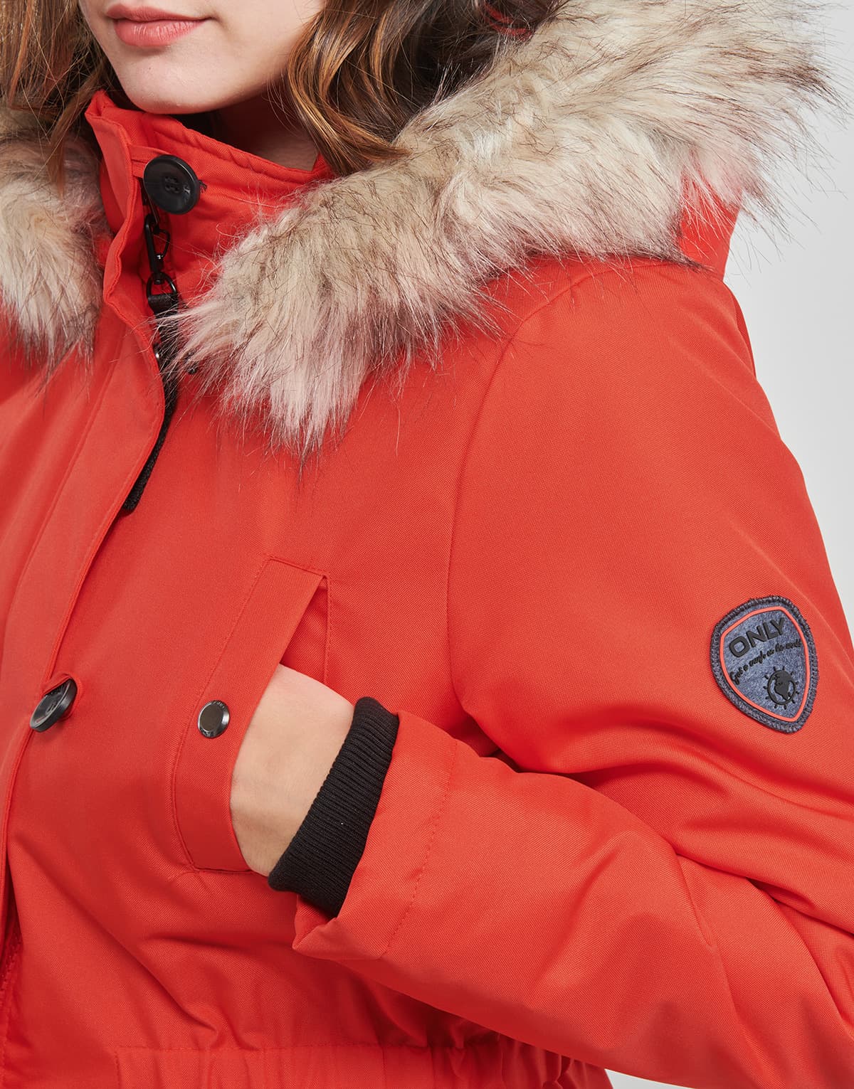 Women's Parkas Only Red