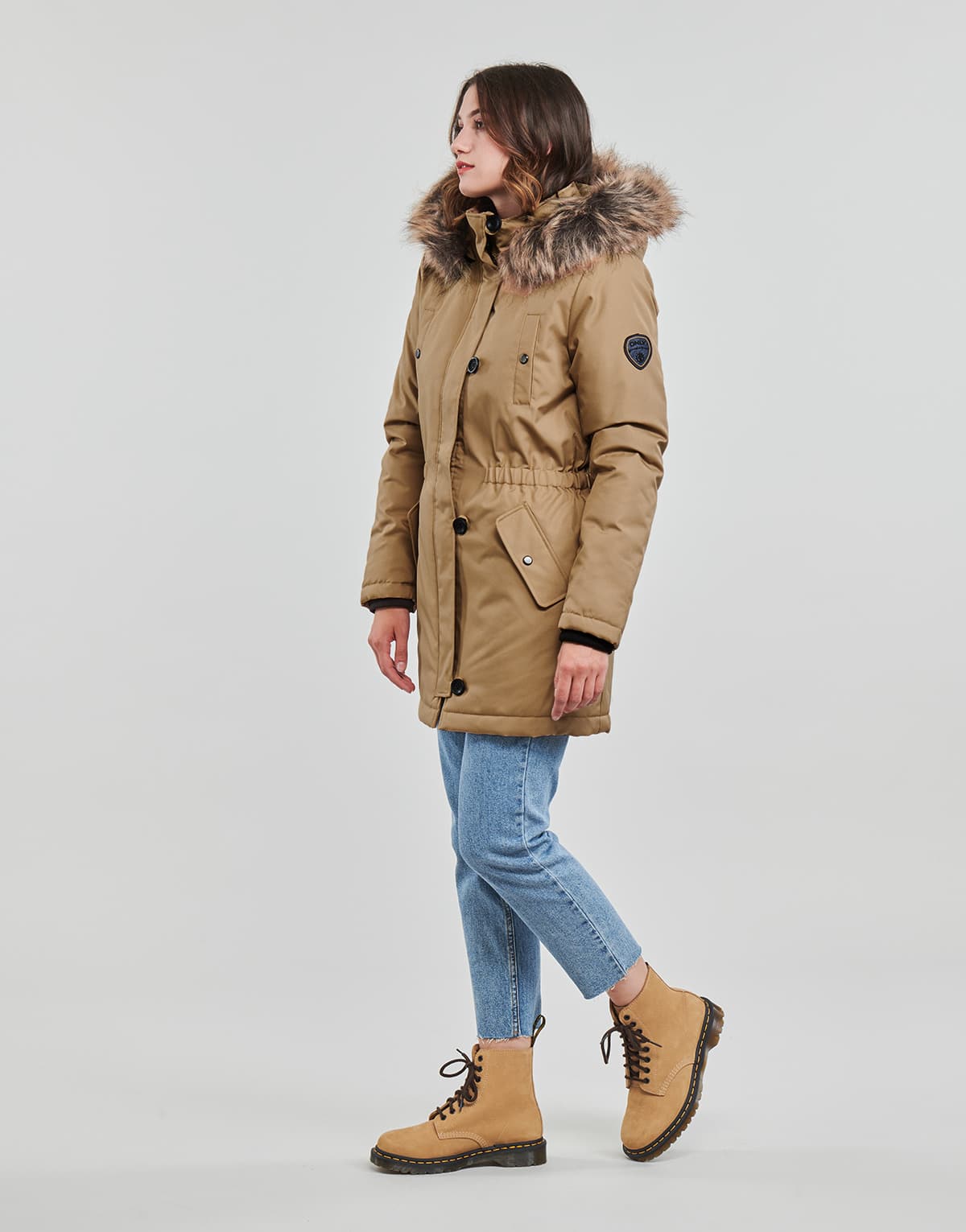 Women's Parkas Only Brown