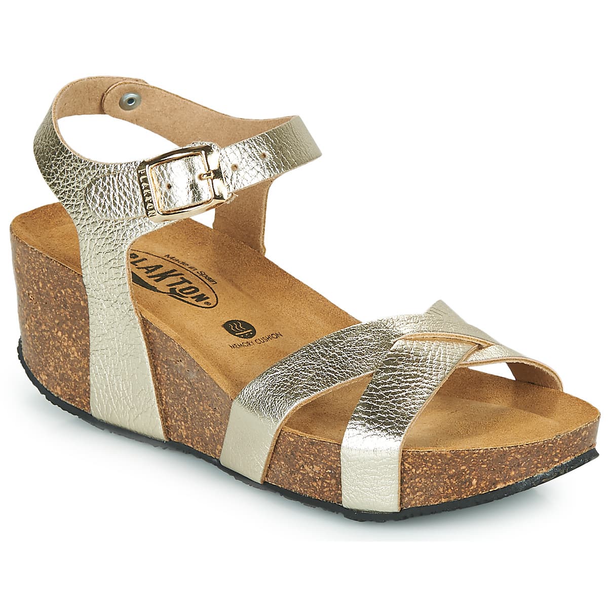Women's Platforms Plakton Gold