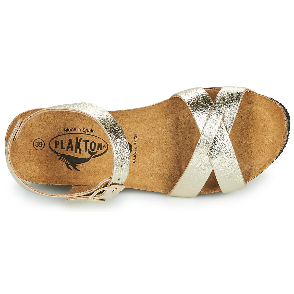 Women's Platforms Plakton Gold