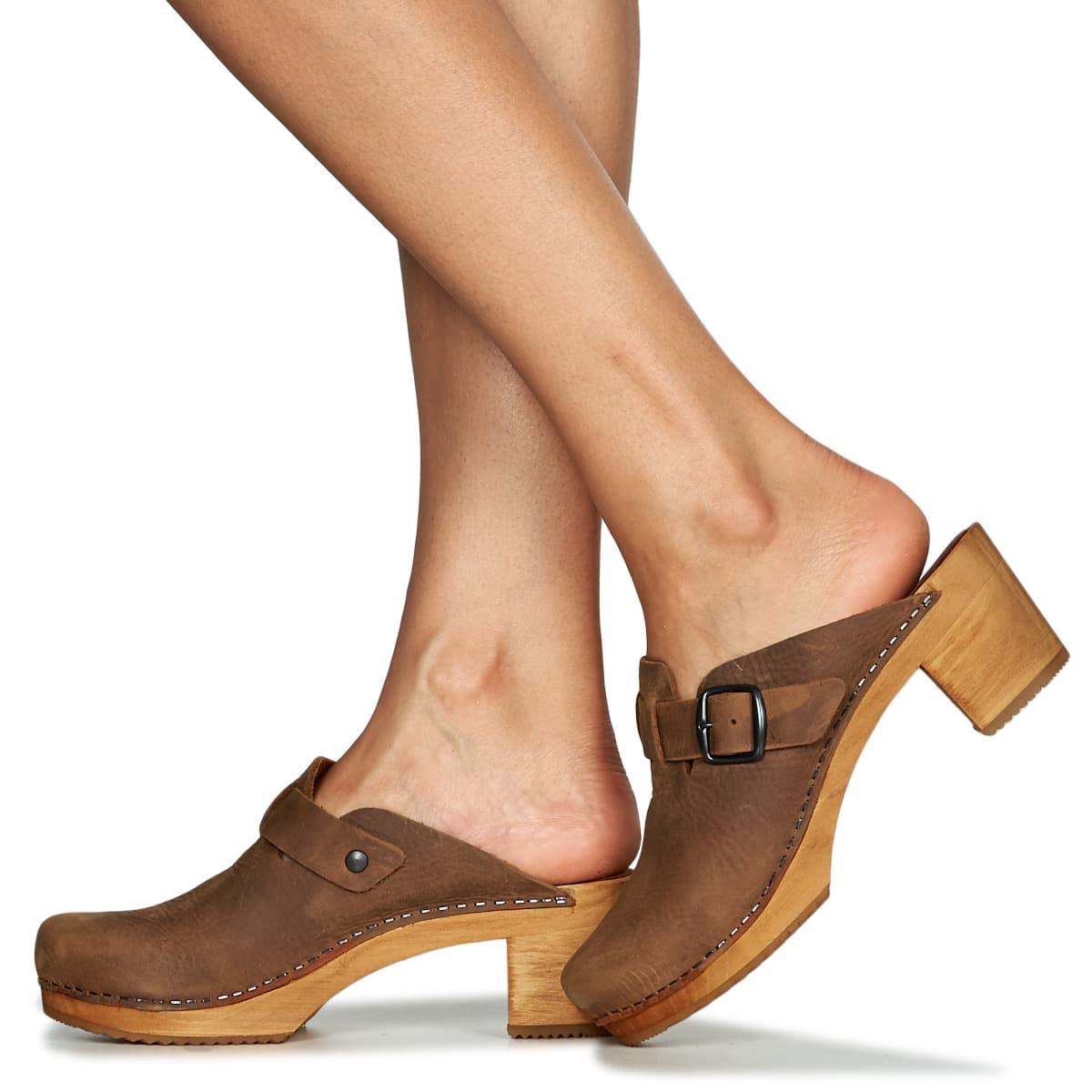 Women's Clogs Sanita Brown
