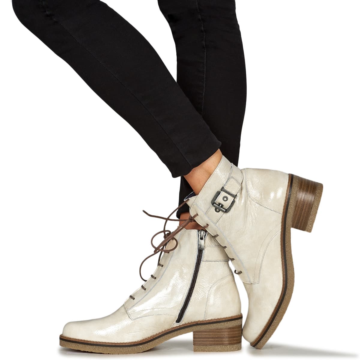 Women's Ankle Boots Dorking Beige