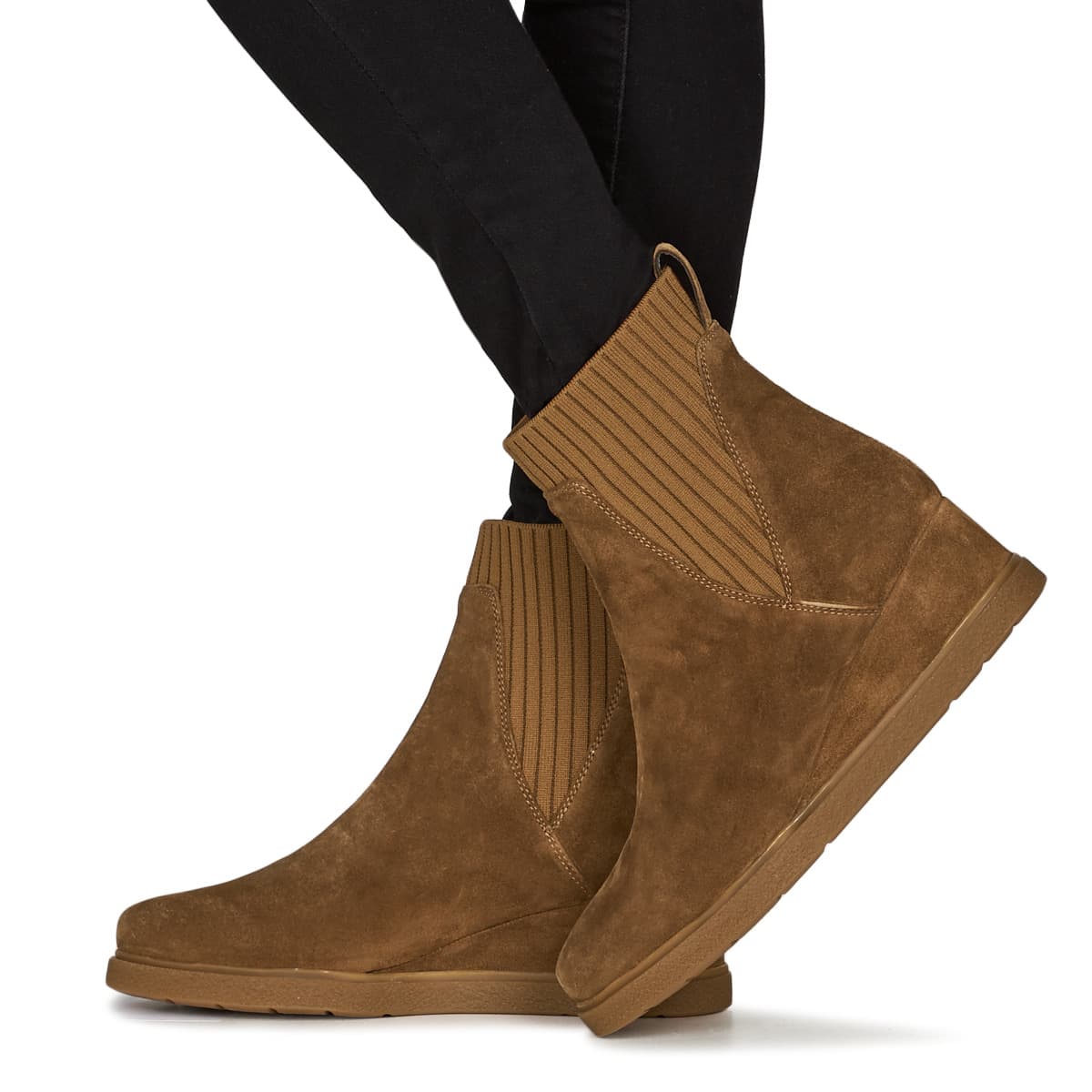 Women's Ankle Boots Unisa Brown